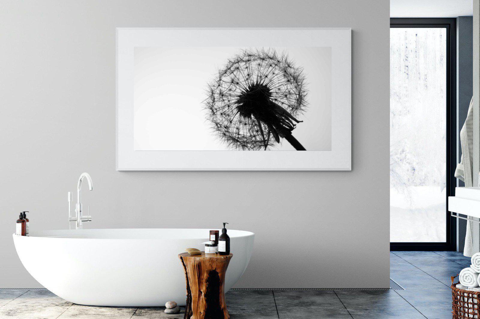 Dandelion-Wall_Art-180 x 110cm-Framed Print-White-Pixalot