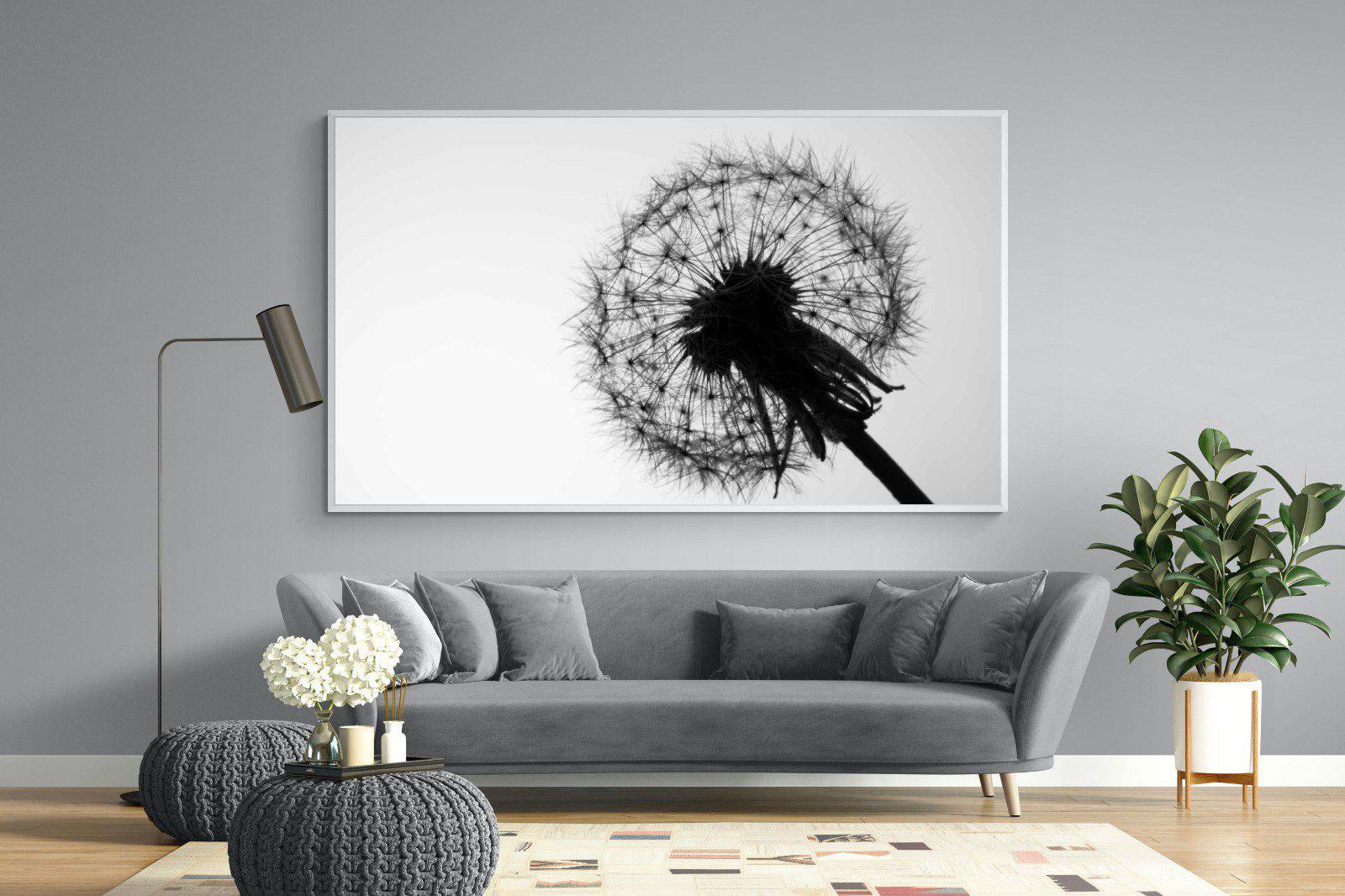 Dandelion-Wall_Art-220 x 130cm-Mounted Canvas-White-Pixalot
