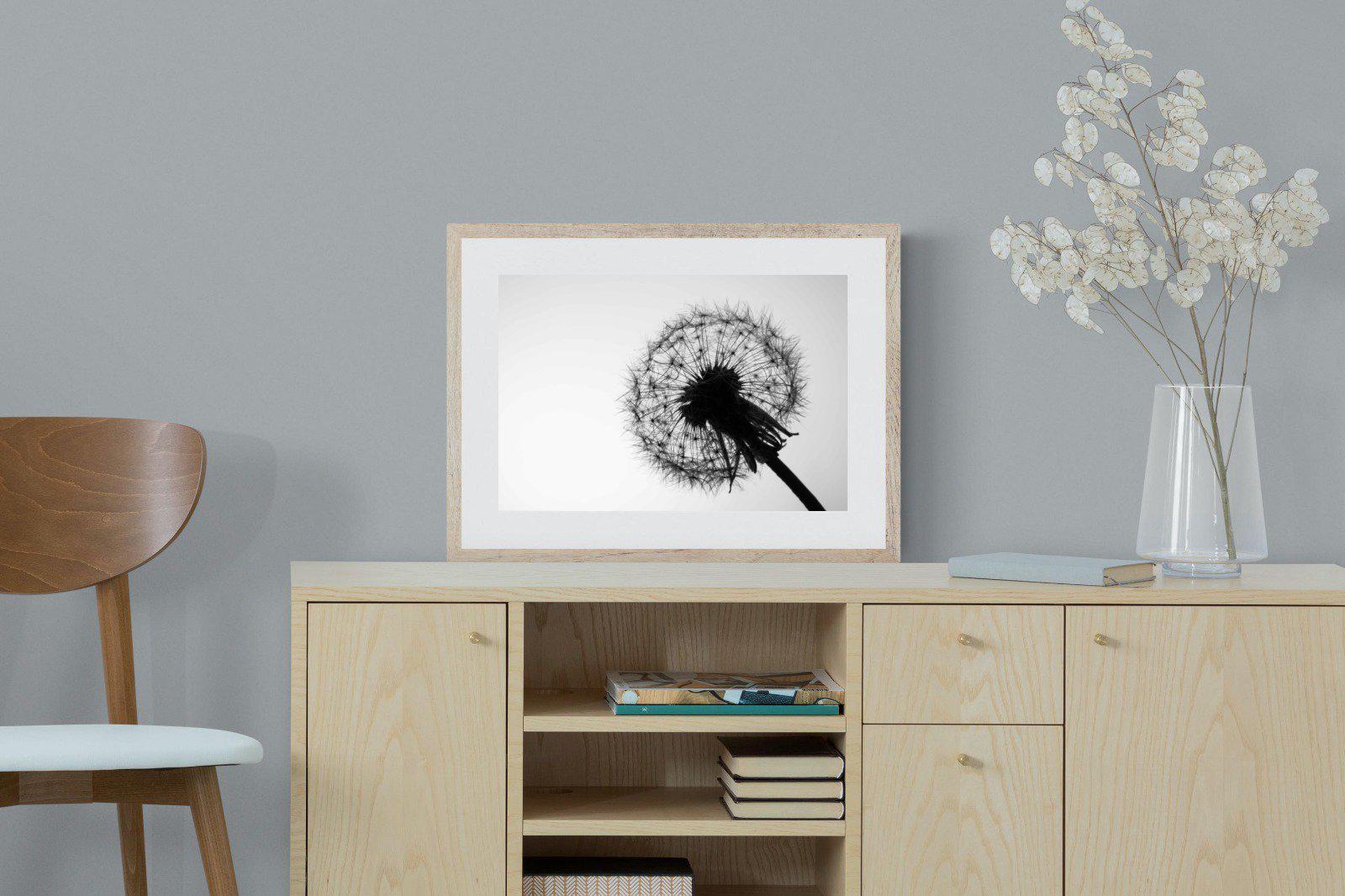 Dandelion-Wall_Art-60 x 45cm-Framed Print-Wood-Pixalot