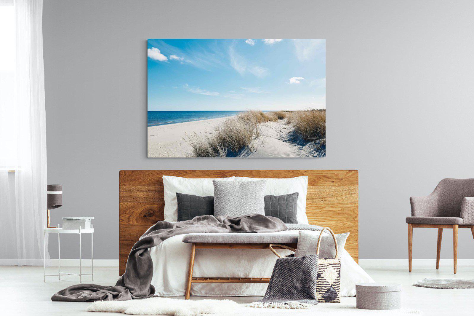 Danish Coastline-Wall_Art-150 x 100cm-Mounted Canvas-No Frame-Pixalot