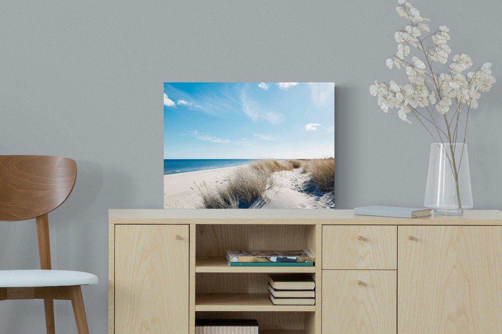 Danish Coastline-Wall_Art-60 x 45cm-Mounted Canvas-No Frame-Pixalot