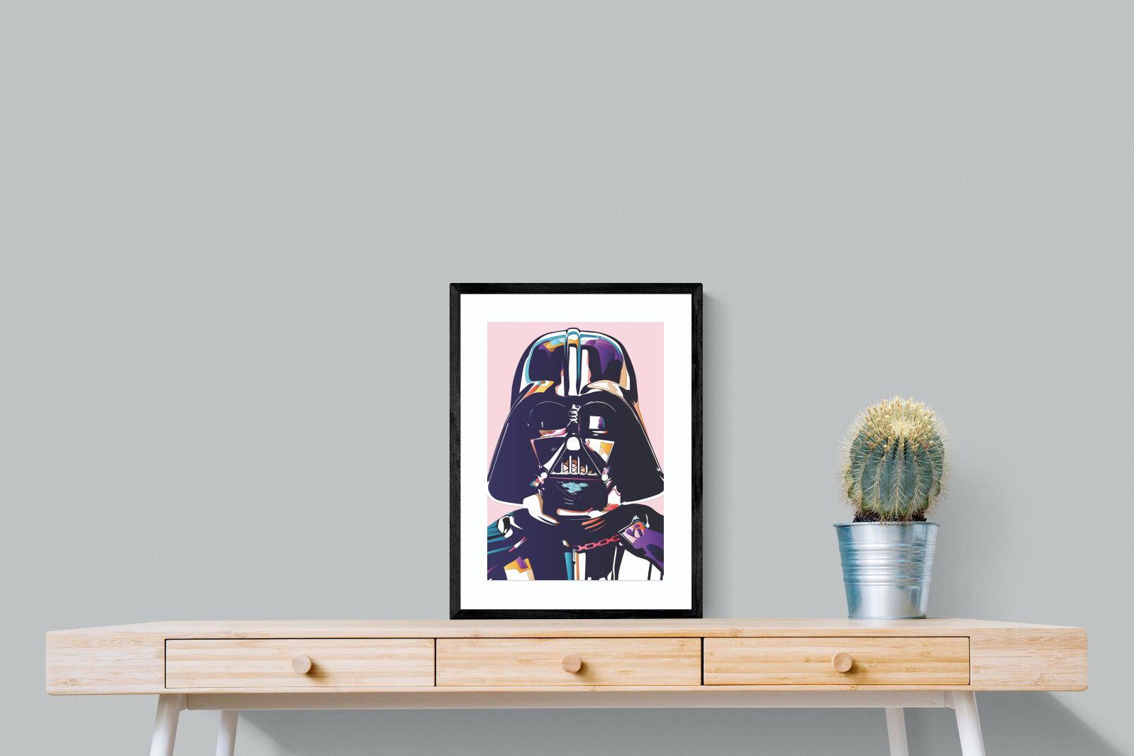 Darth Vader-Wall_Art-45 x 60cm-Framed Print-Black-Pixalot