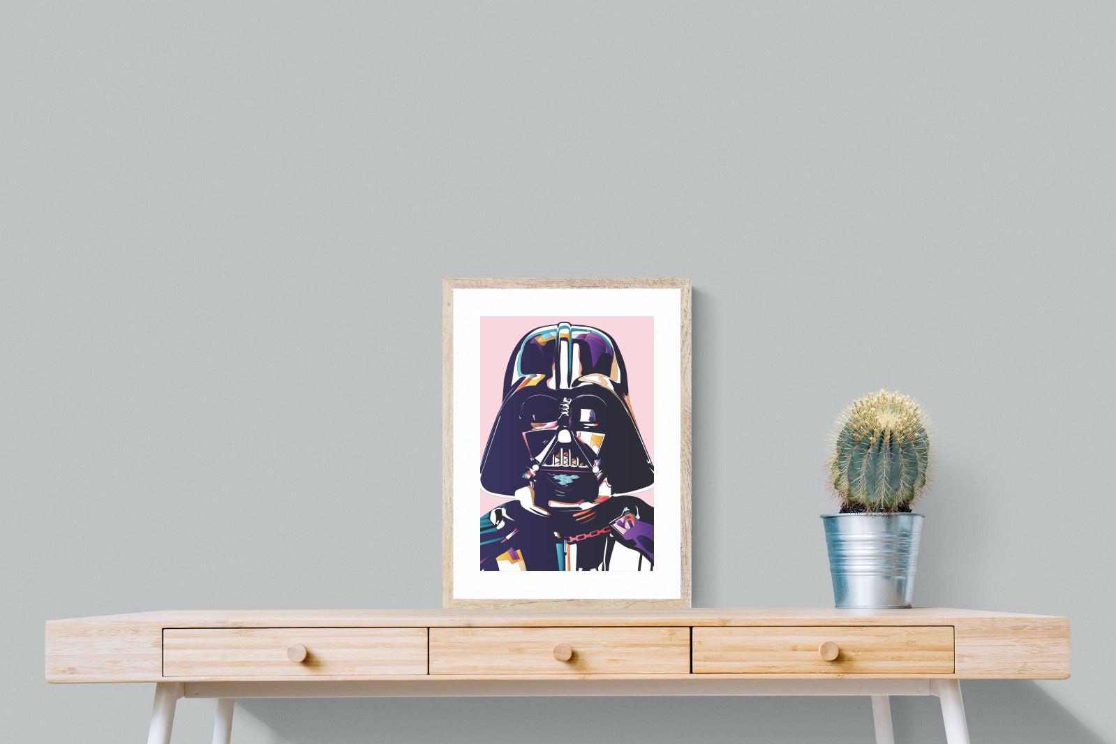 Darth Vader-Wall_Art-45 x 60cm-Framed Print-Wood-Pixalot