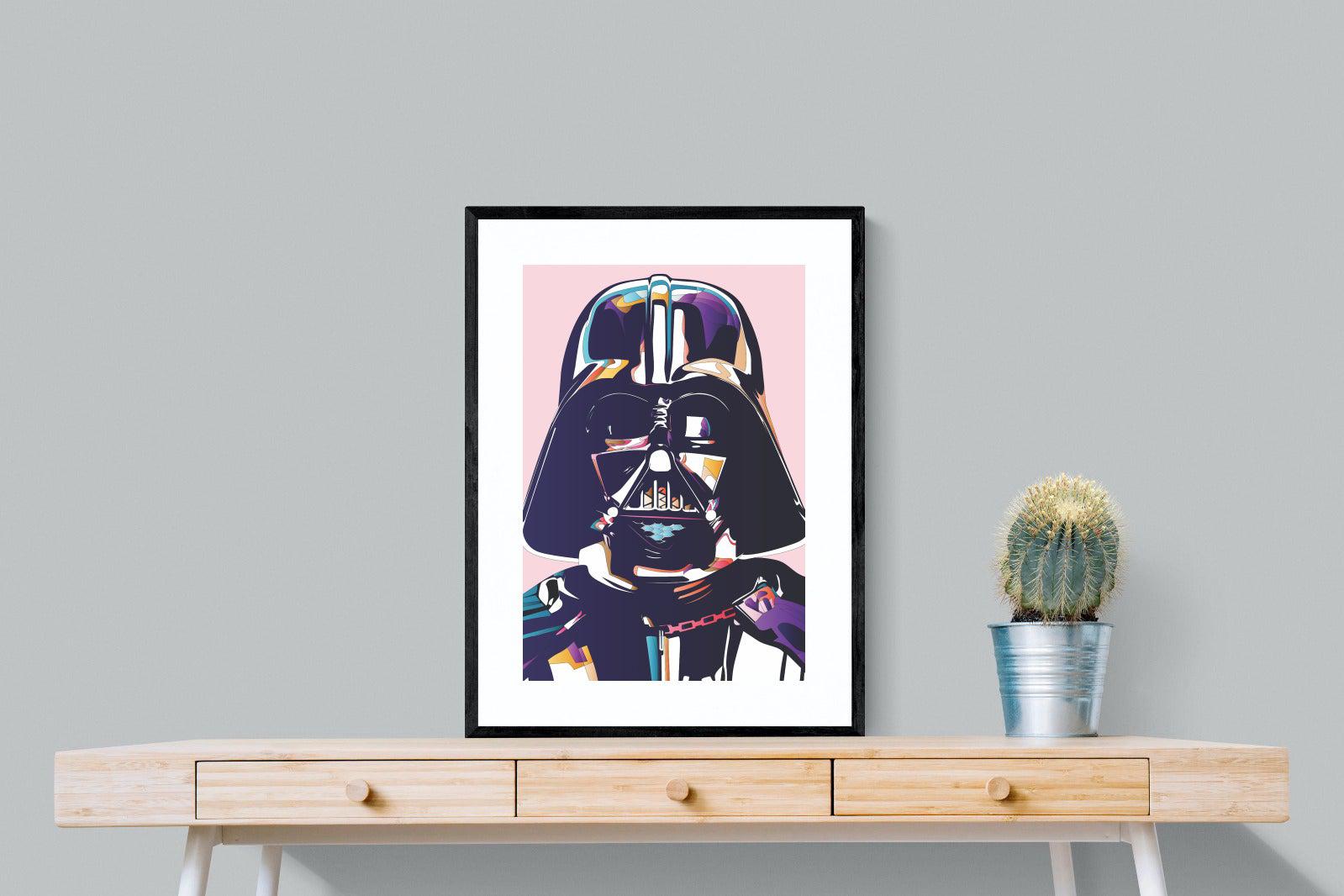 Darth Vader-Wall_Art-60 x 80cm-Framed Print-Black-Pixalot
