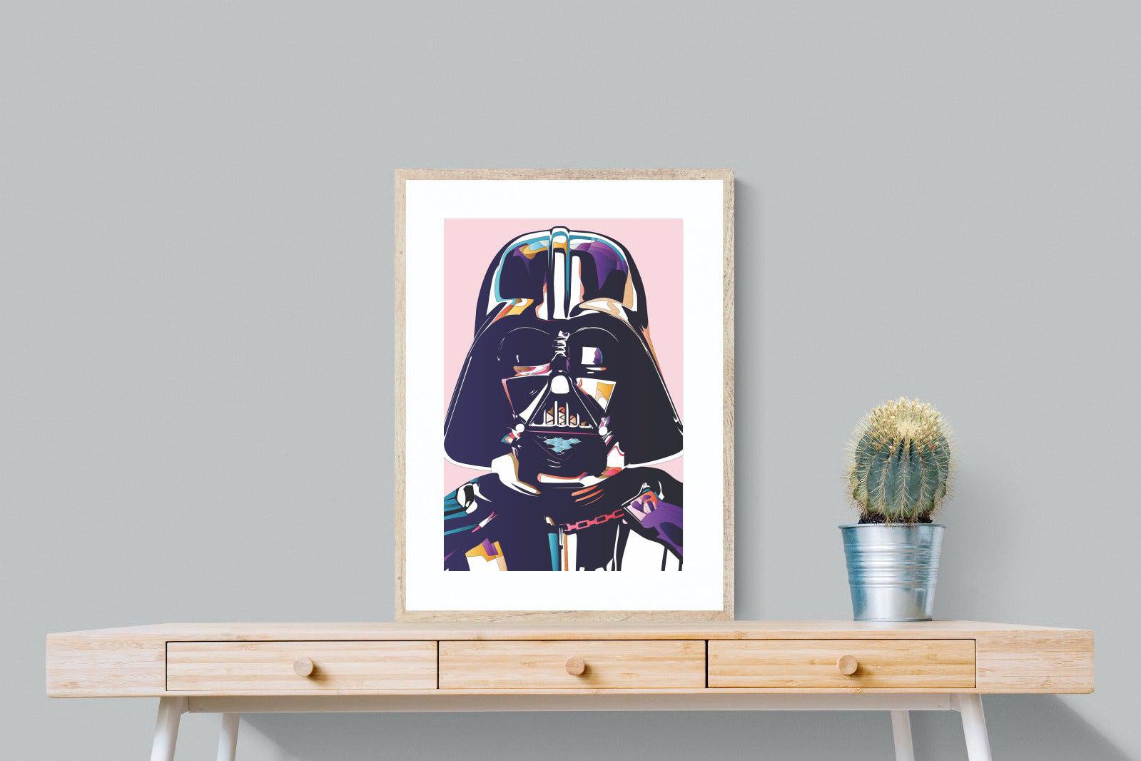 Darth Vader-Wall_Art-60 x 80cm-Framed Print-Wood-Pixalot