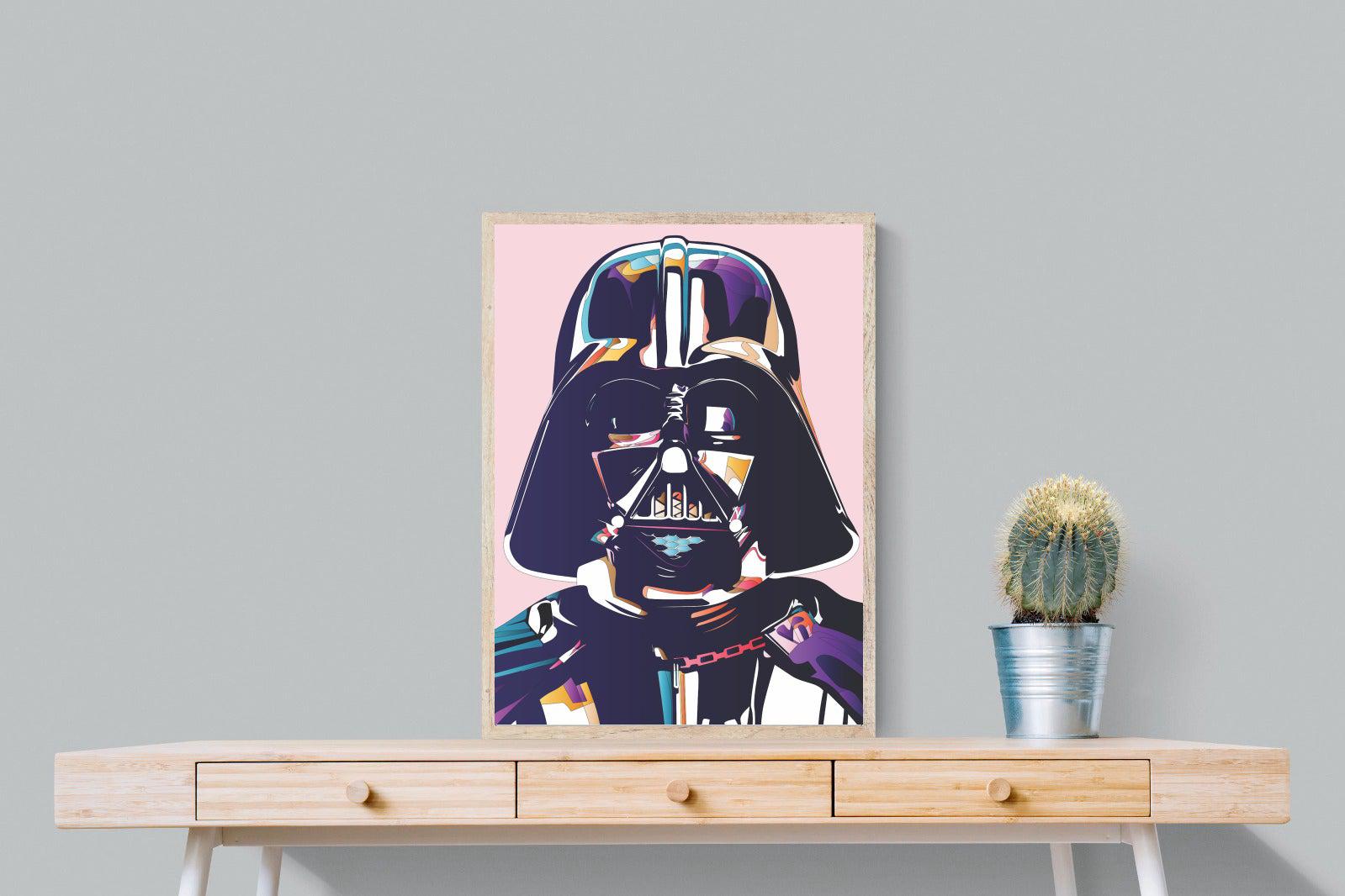 Darth Vader-Wall_Art-60 x 80cm-Mounted Canvas-Wood-Pixalot