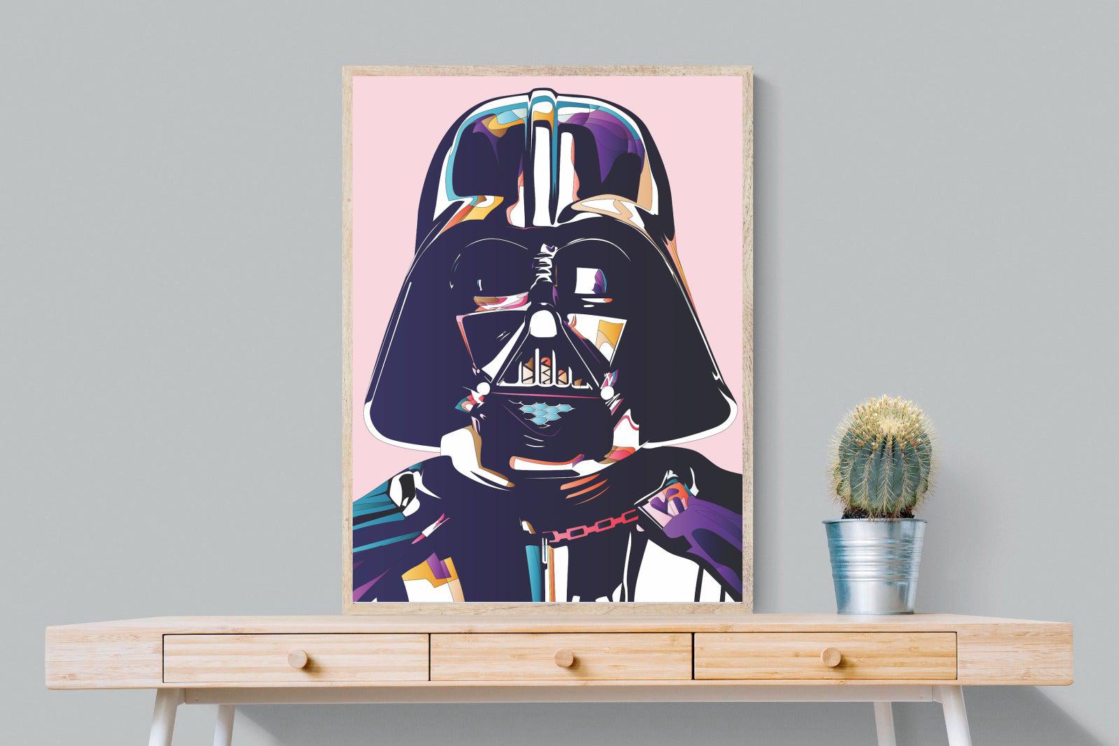 Darth Vader-Wall_Art-75 x 100cm-Mounted Canvas-Wood-Pixalot