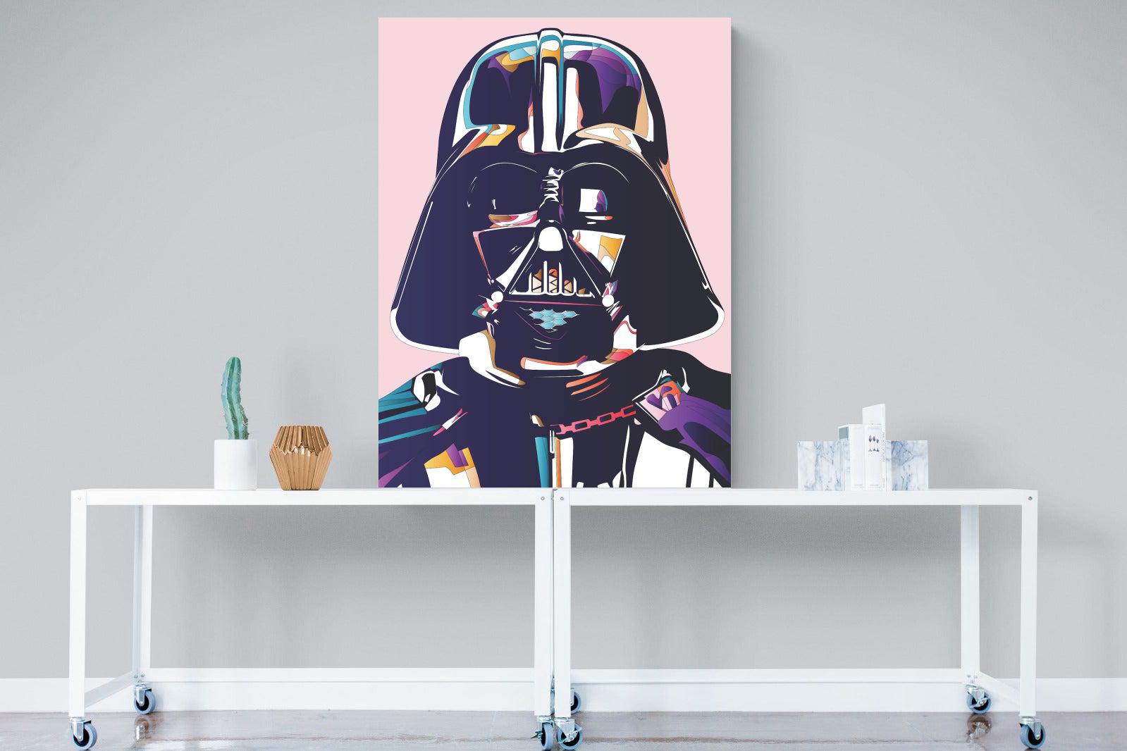 Darth Vader-Wall_Art-90 x 120cm-Mounted Canvas-No Frame-Pixalot