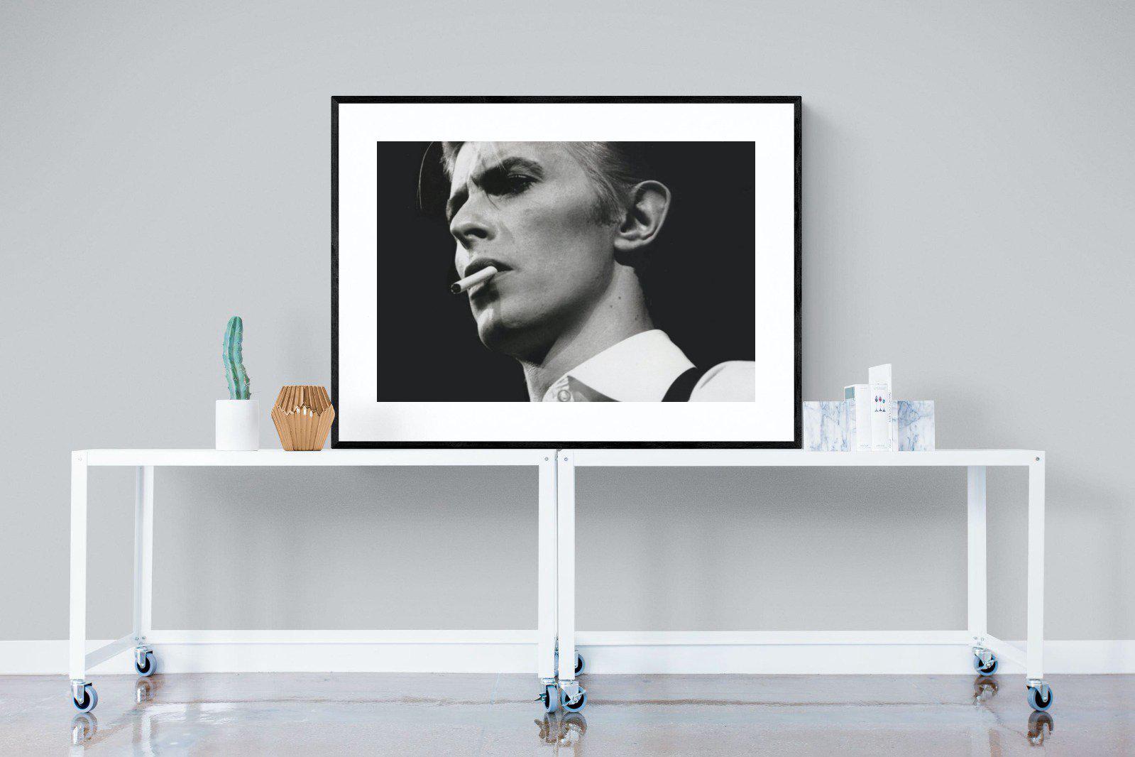 David Bowie-Wall_Art-120 x 90cm-Framed Print-Black-Pixalot