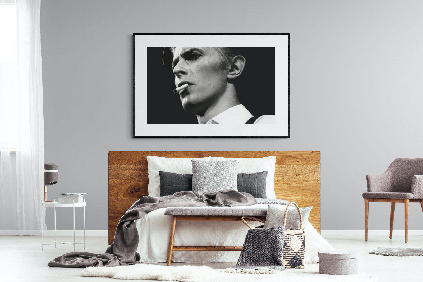 David Bowie-Wall_Art-150 x 100cm-Framed Print-Black-Pixalot
