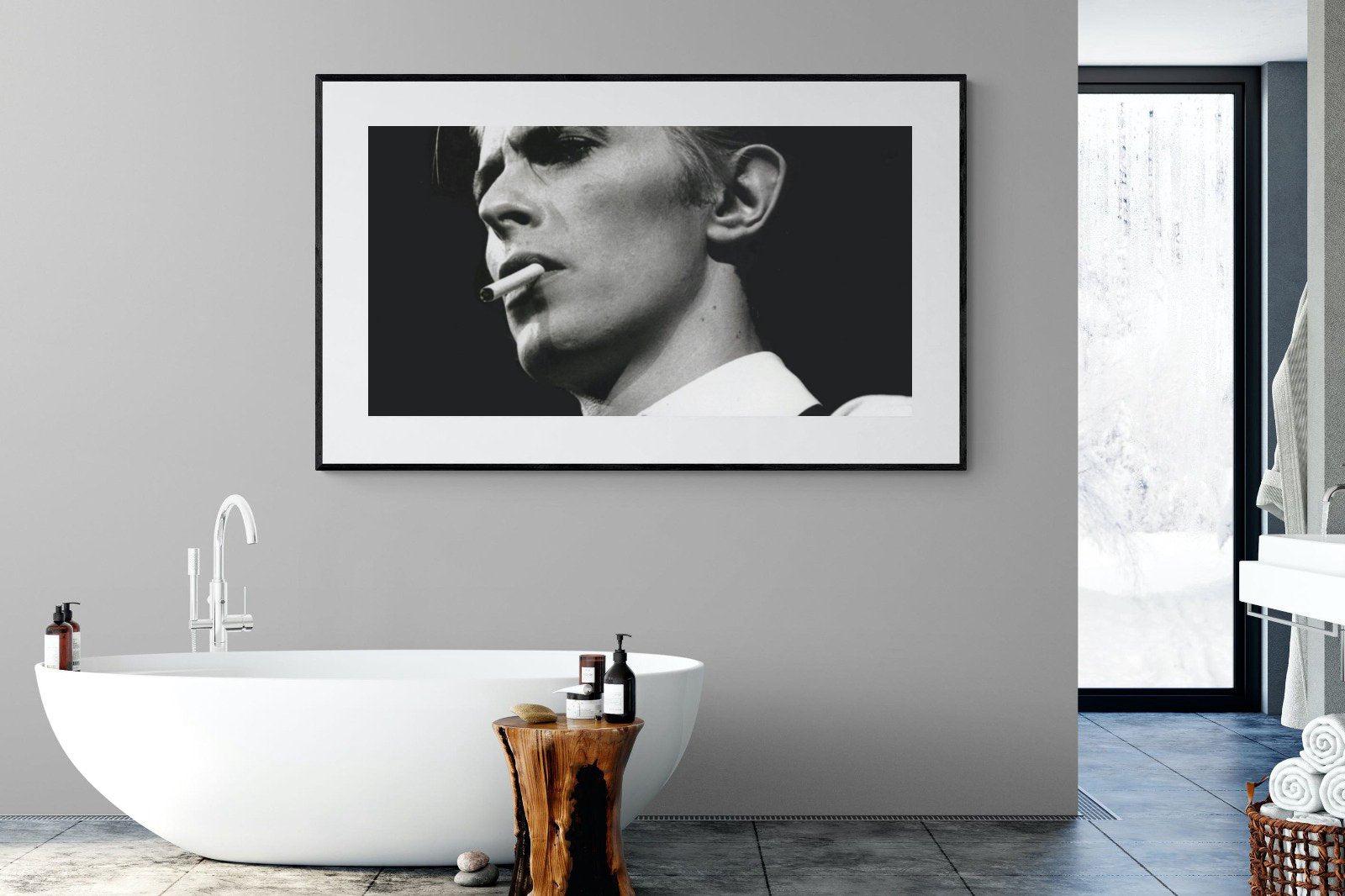 David Bowie-Wall_Art-180 x 110cm-Framed Print-Black-Pixalot