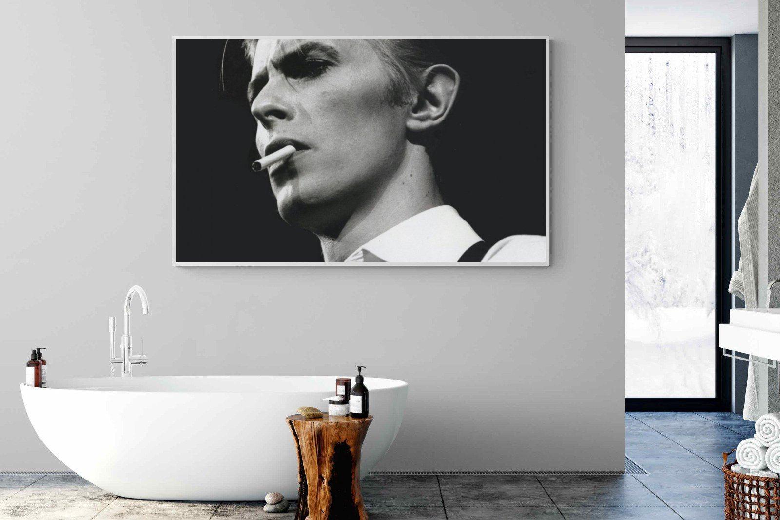 David Bowie-Wall_Art-180 x 110cm-Mounted Canvas-White-Pixalot