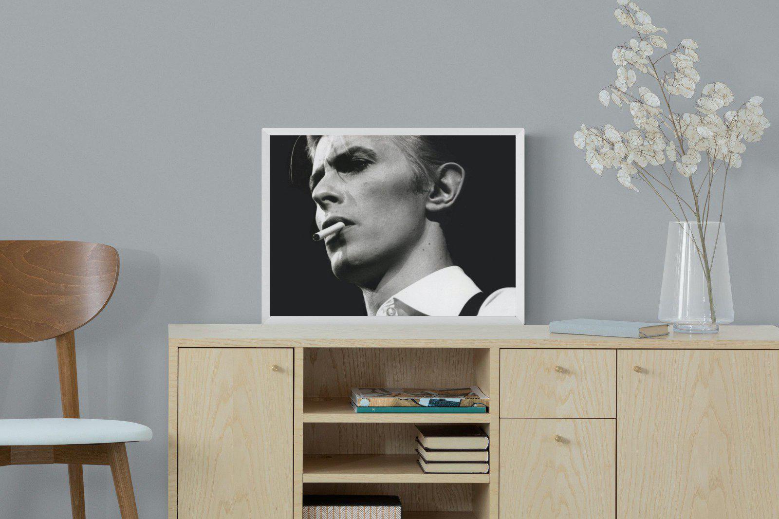 David Bowie-Wall_Art-60 x 45cm-Mounted Canvas-White-Pixalot
