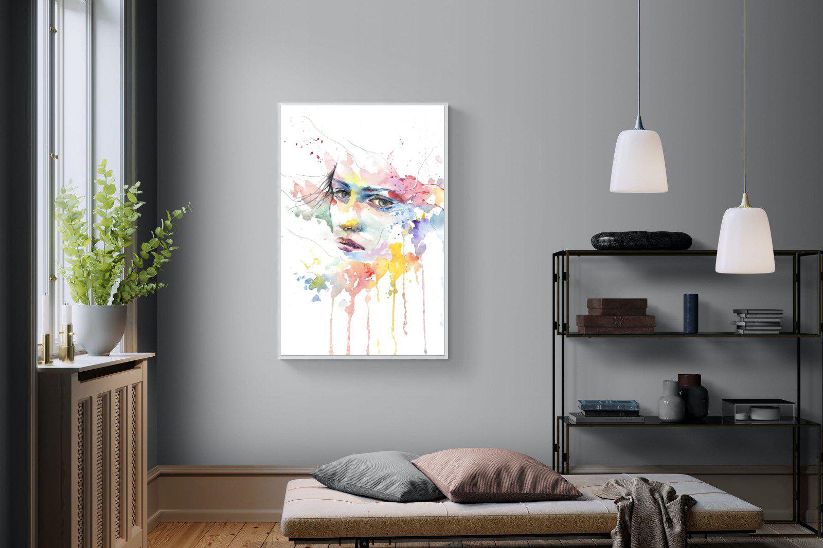 Deep in Thought-Wall_Art-100 x 150cm-Mounted Canvas-White-Pixalot