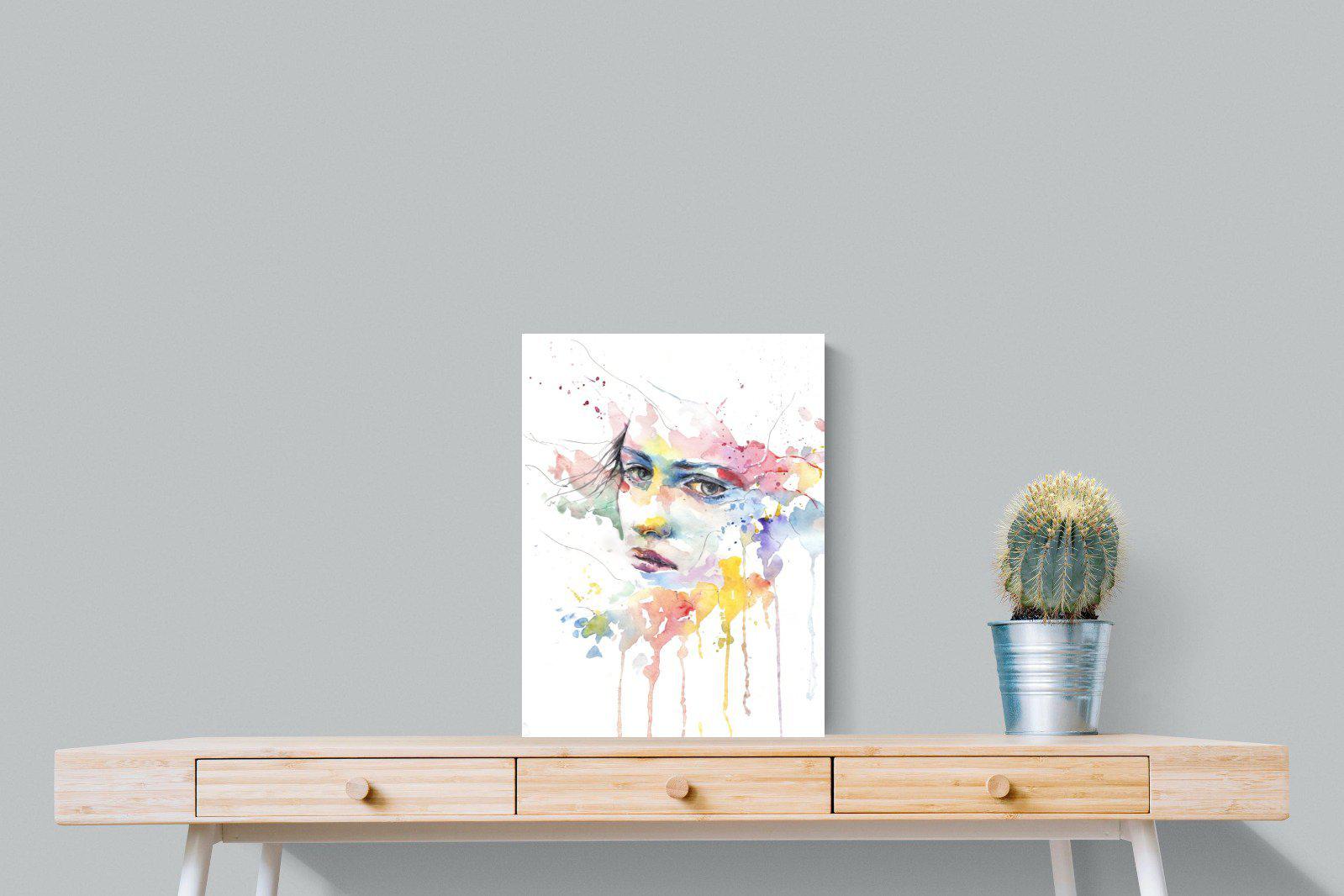 Deep in Thought-Wall_Art-45 x 60cm-Mounted Canvas-No Frame-Pixalot