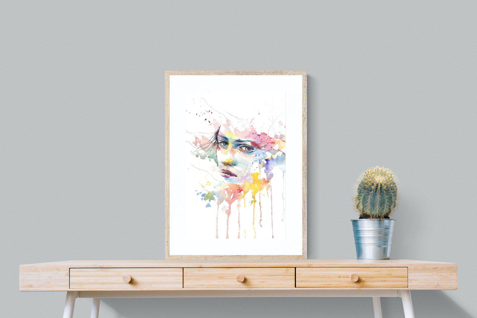 Deep in Thought-Wall_Art-60 x 80cm-Framed Print-Wood-Pixalot