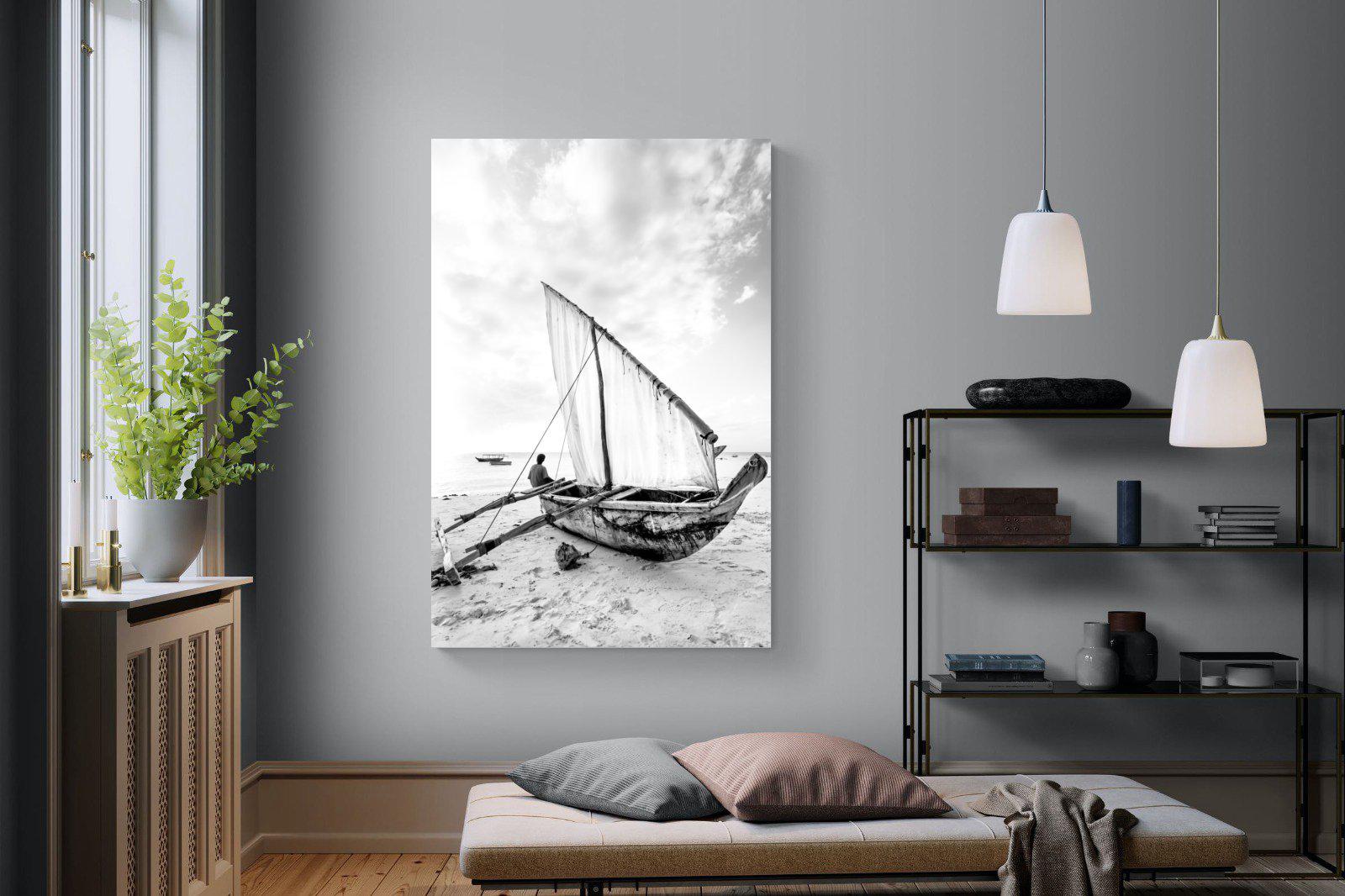 Dhow-Wall_Art-120 x 180cm-Mounted Canvas-No Frame-Pixalot