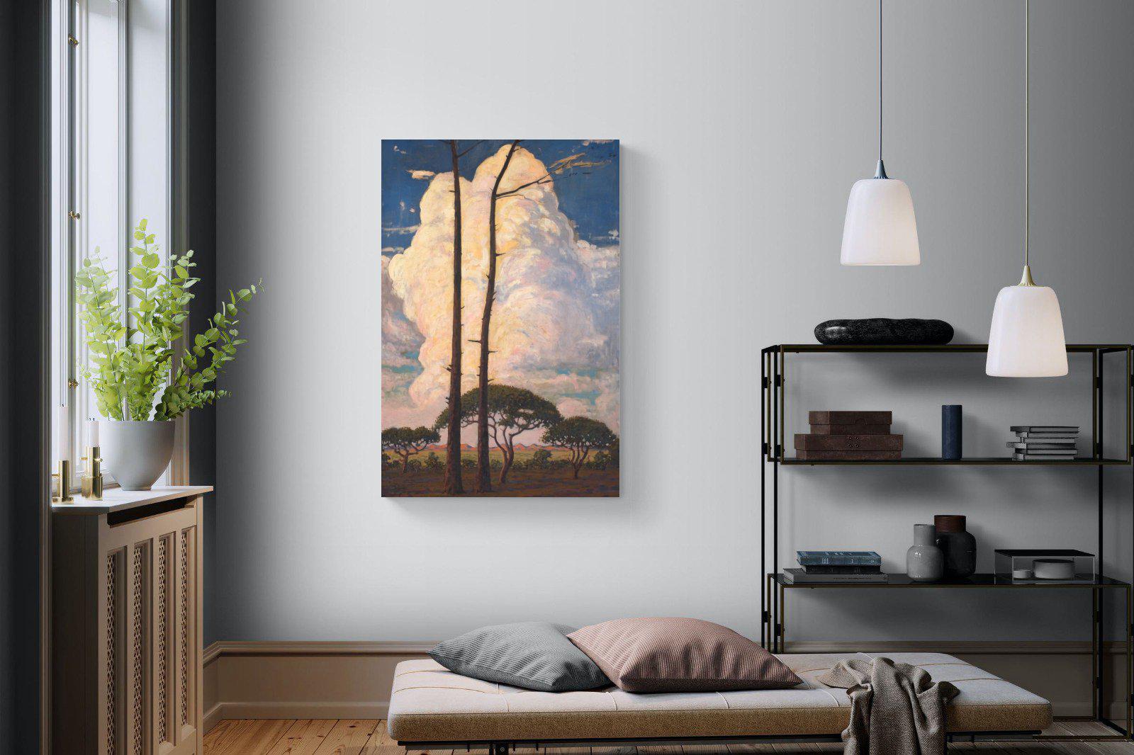 Die Wolk-Wall_Art-100 x 150cm-Mounted Canvas-No Frame-Pixalot