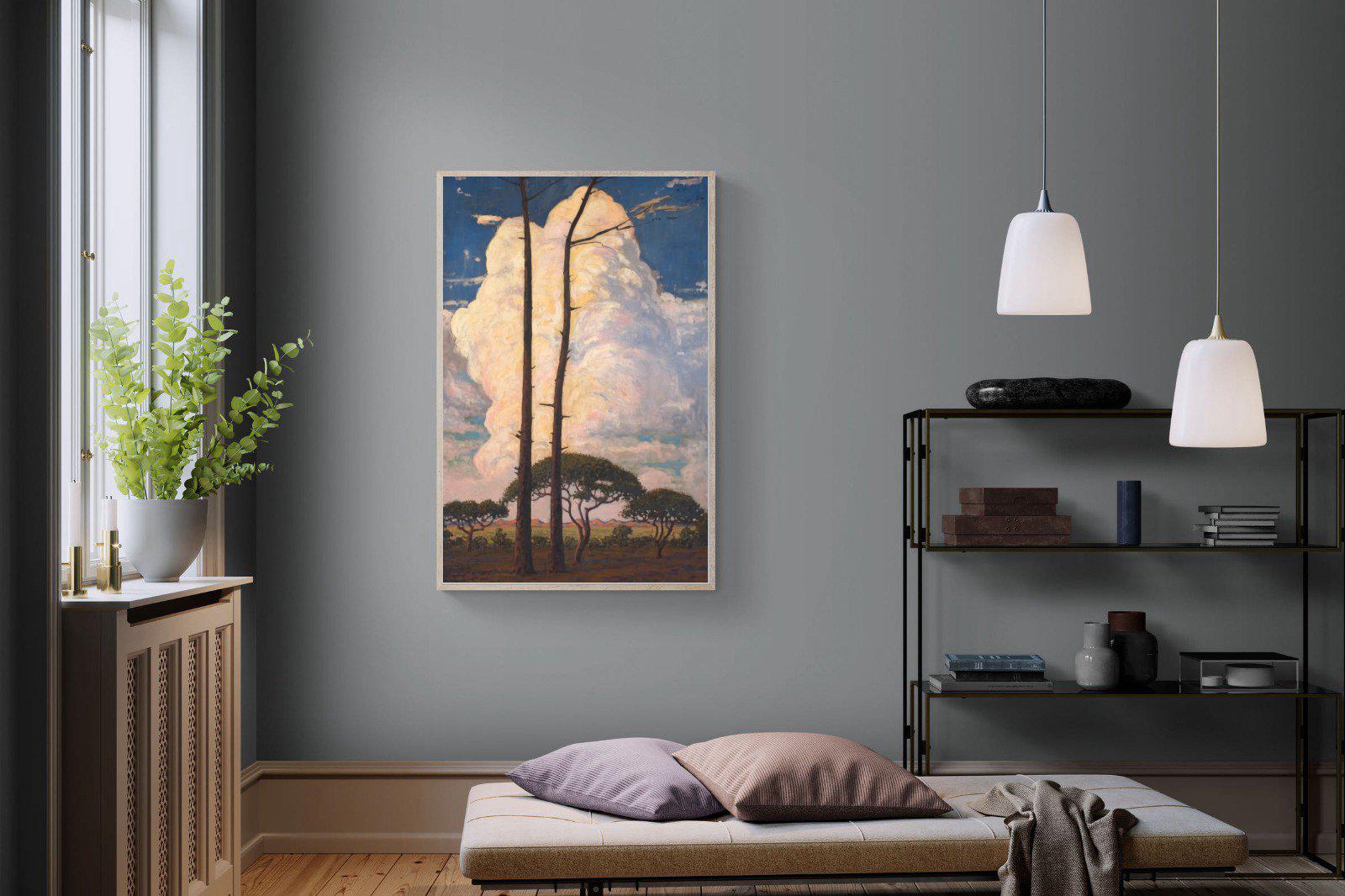 Die Wolk-Wall_Art-100 x 150cm-Mounted Canvas-Wood-Pixalot