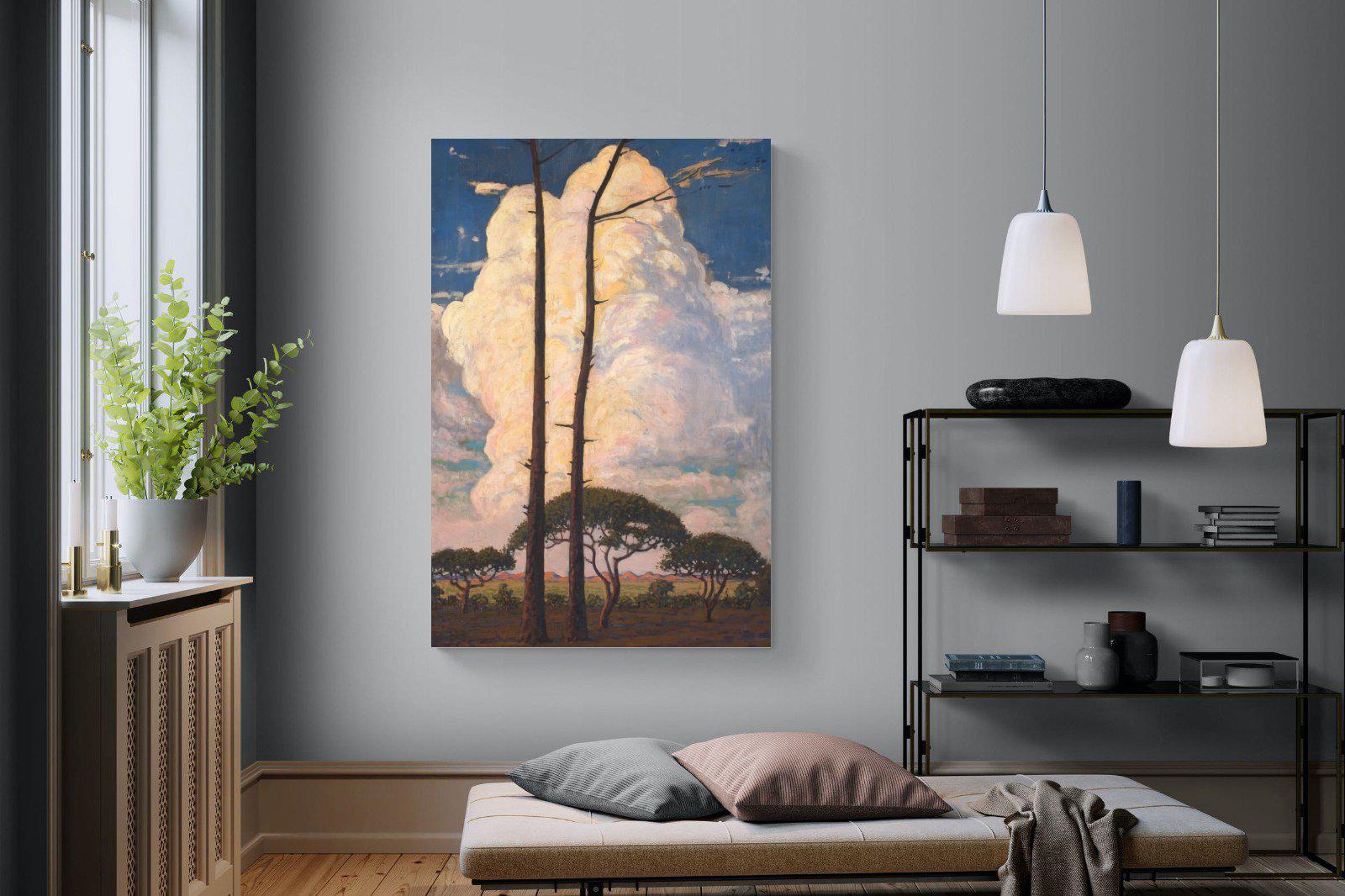 Die Wolk-Wall_Art-120 x 180cm-Mounted Canvas-No Frame-Pixalot