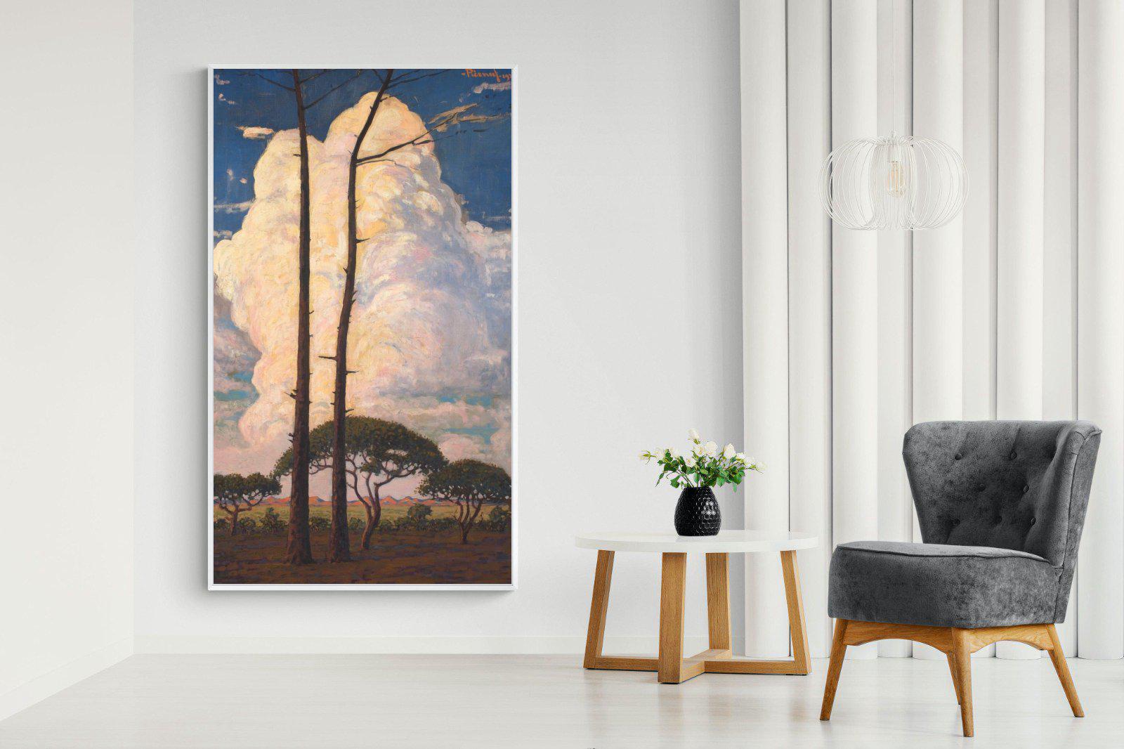 Die Wolk-Wall_Art-130 x 220cm-Mounted Canvas-White-Pixalot
