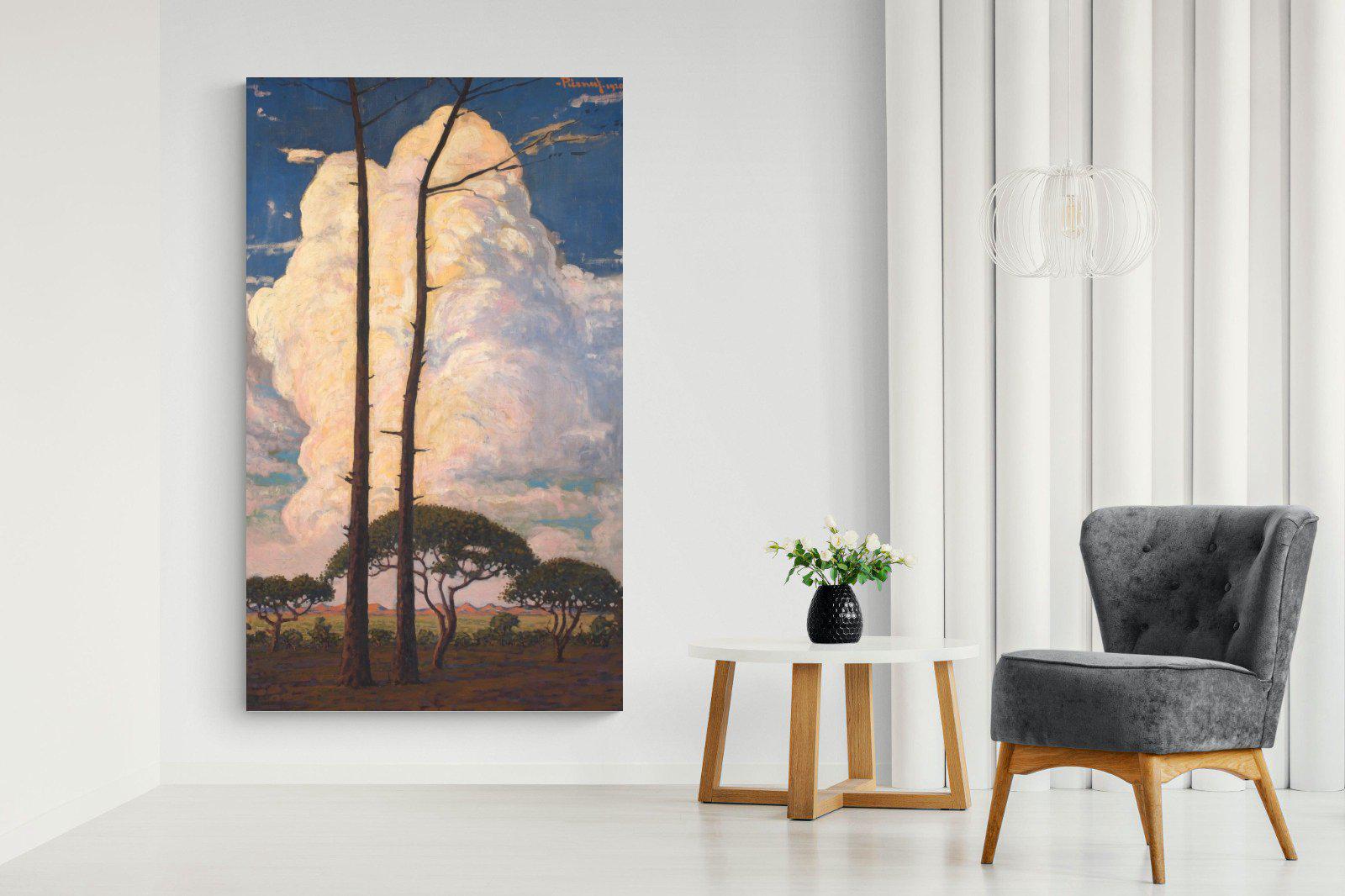 Die Wolk-Wall_Art-130 x 220cm-Mounted Canvas-No Frame-Pixalot