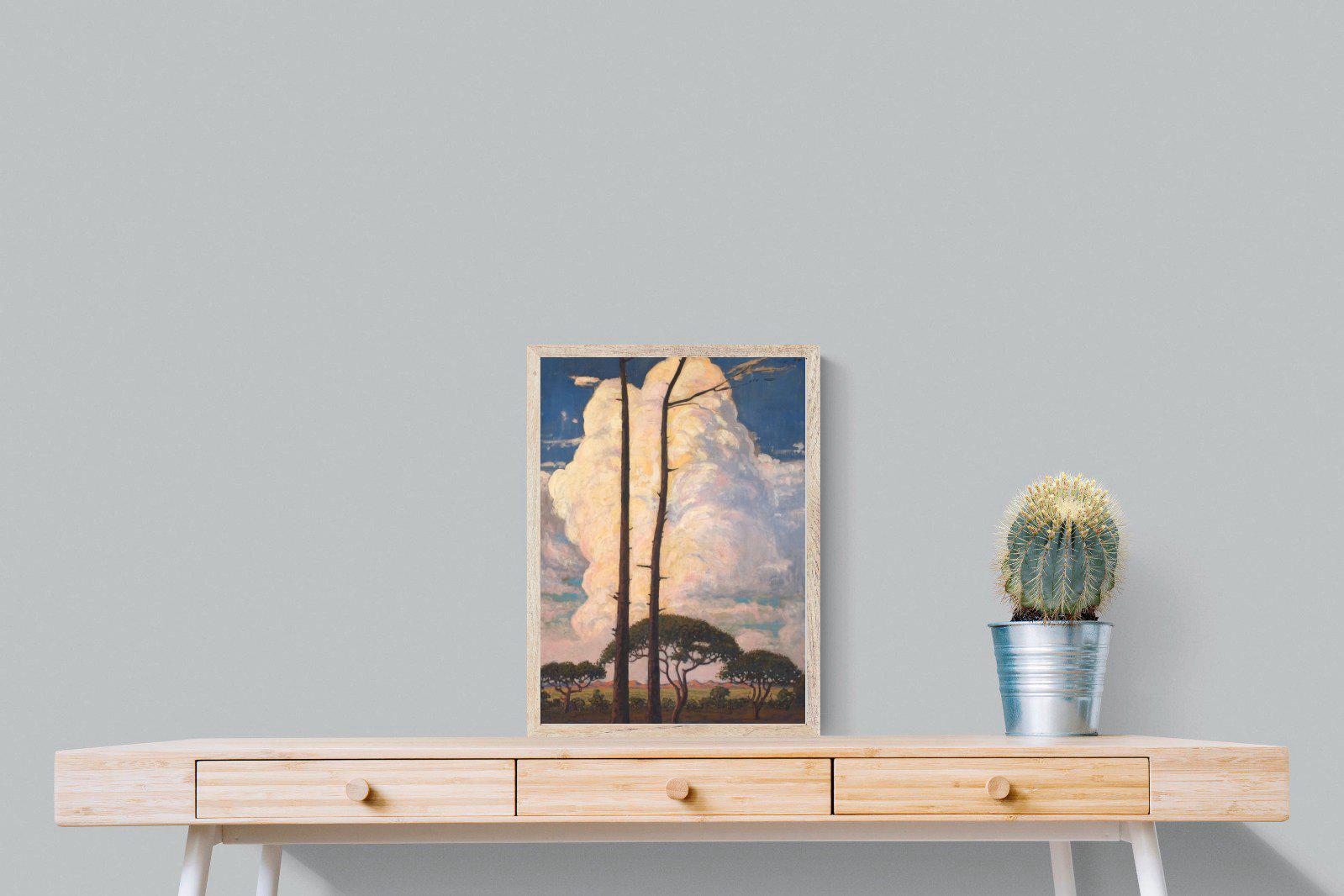Die Wolk-Wall_Art-45 x 60cm-Mounted Canvas-Wood-Pixalot