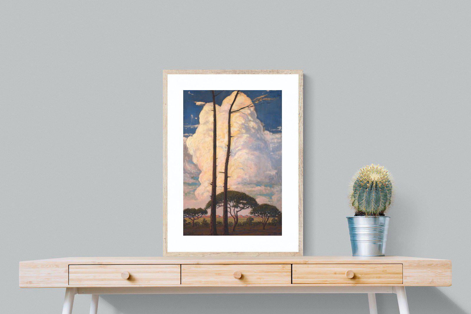 Die Wolk-Wall_Art-60 x 80cm-Framed Print-Wood-Pixalot