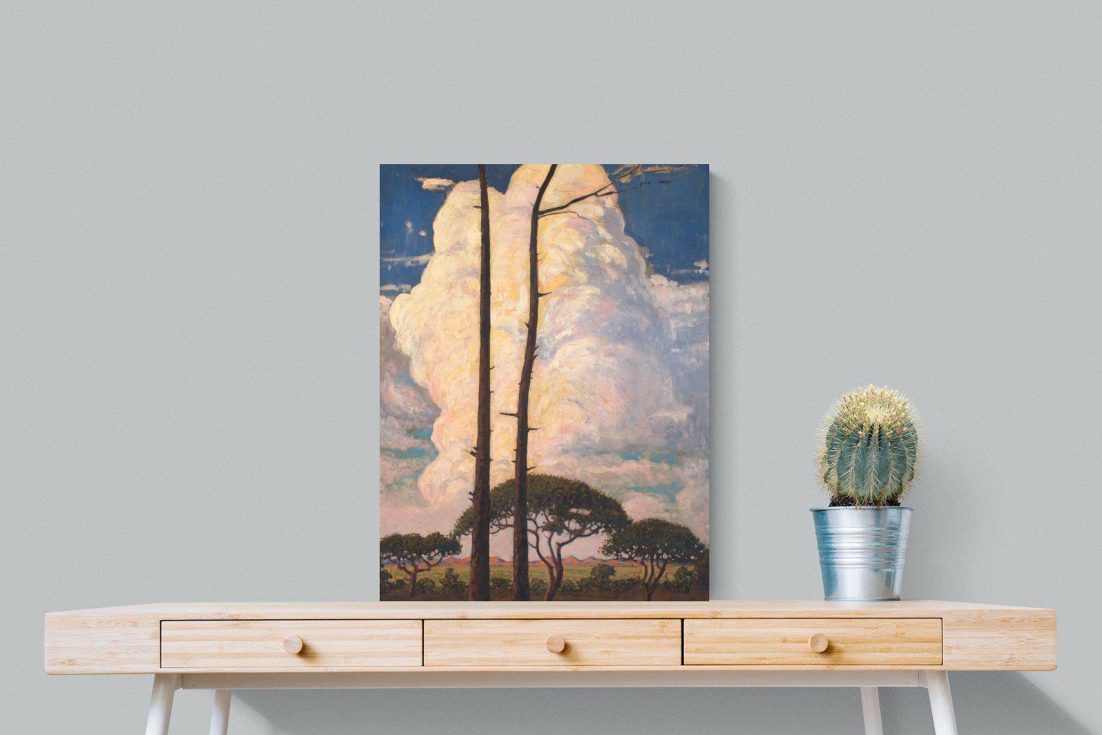 Die Wolk-Wall_Art-60 x 80cm-Mounted Canvas-No Frame-Pixalot