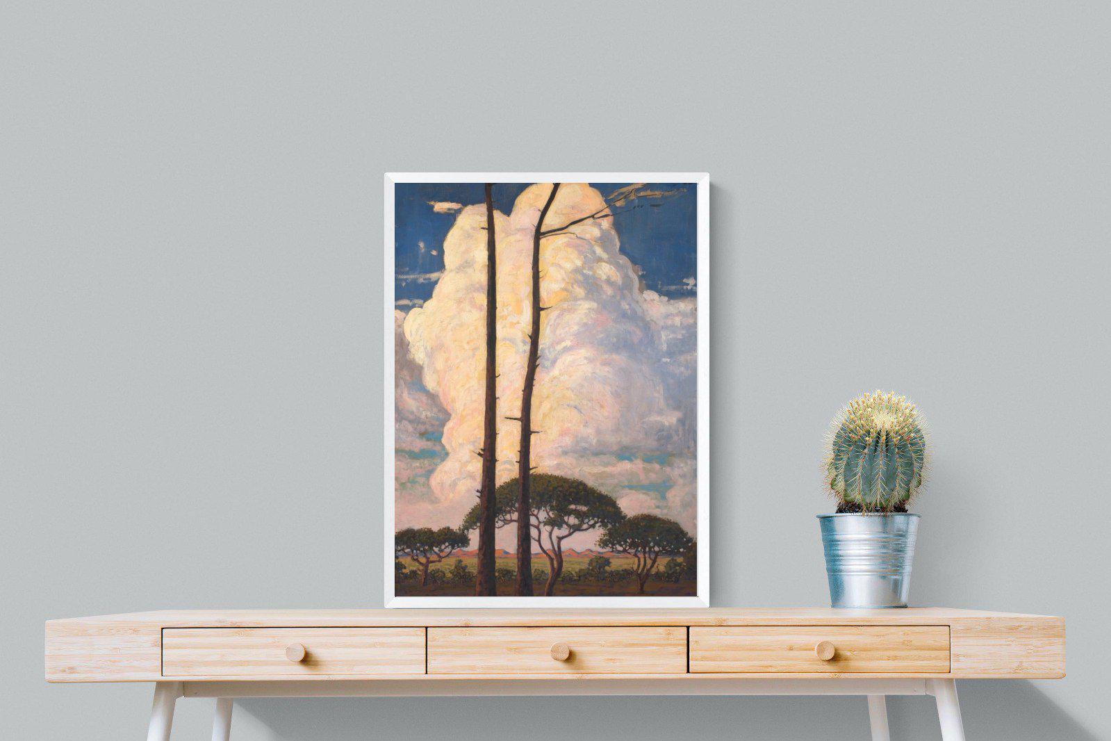 Die Wolk-Wall_Art-60 x 80cm-Mounted Canvas-White-Pixalot