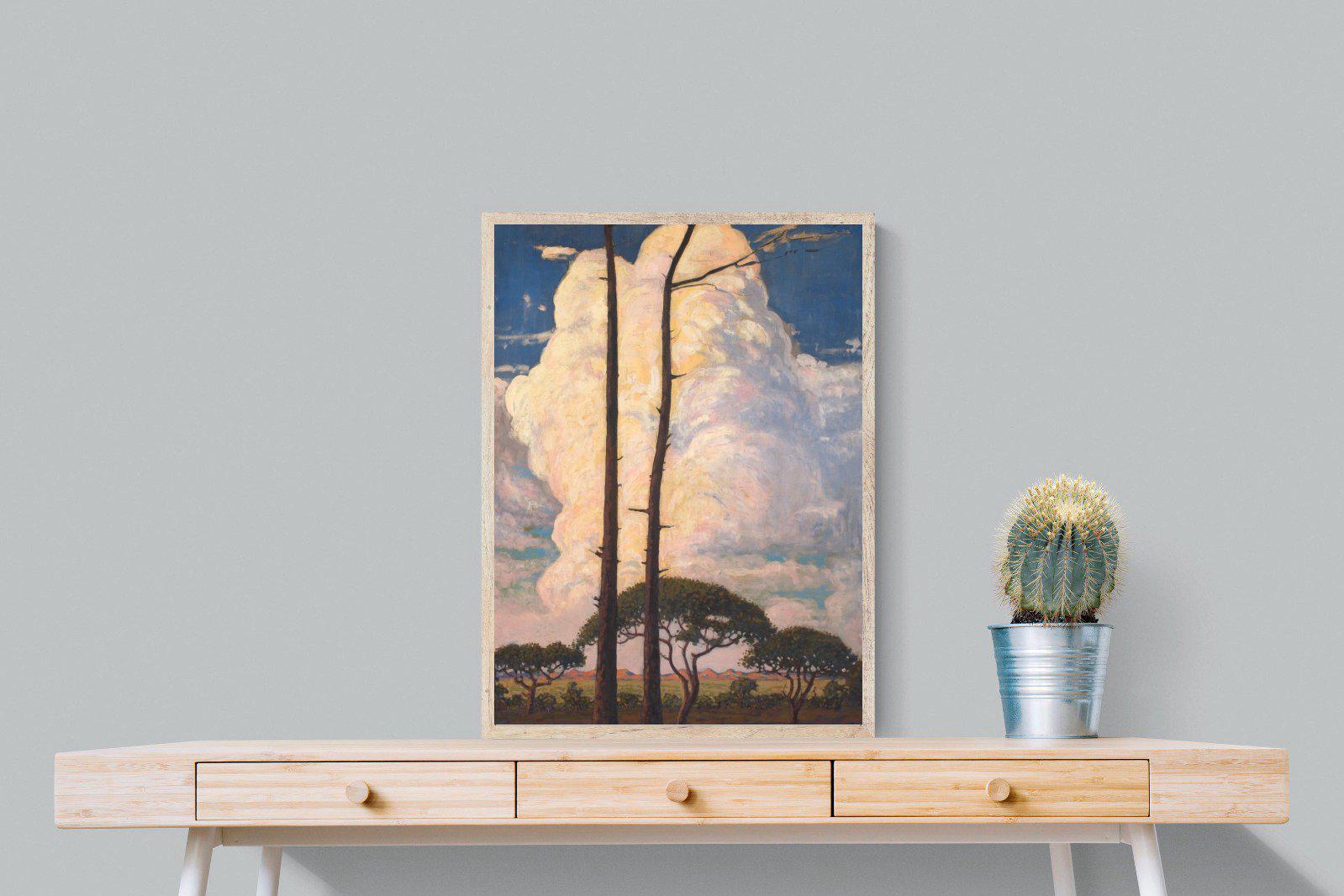 Die Wolk-Wall_Art-60 x 80cm-Mounted Canvas-Wood-Pixalot