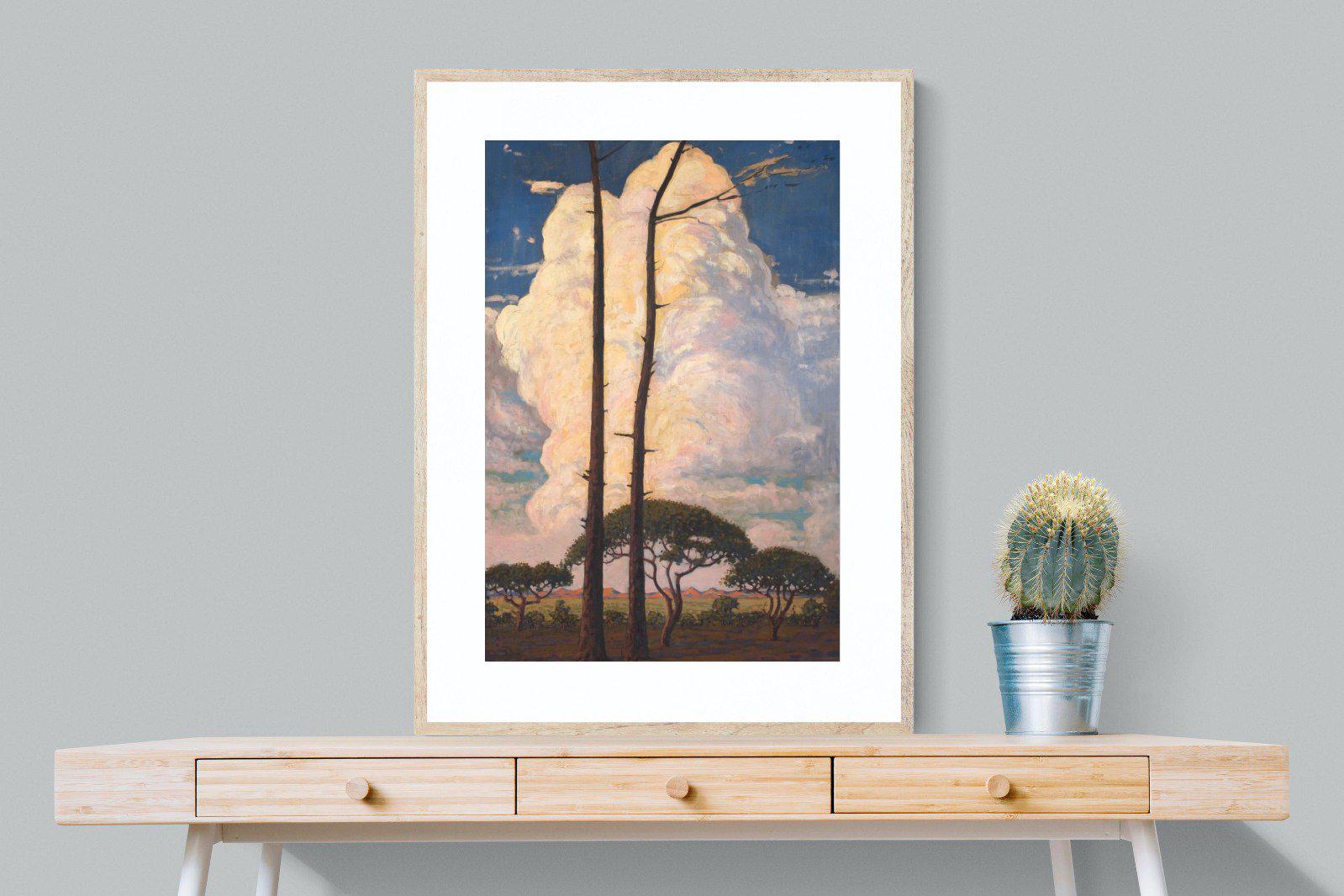 Die Wolk-Wall_Art-75 x 100cm-Framed Print-Wood-Pixalot