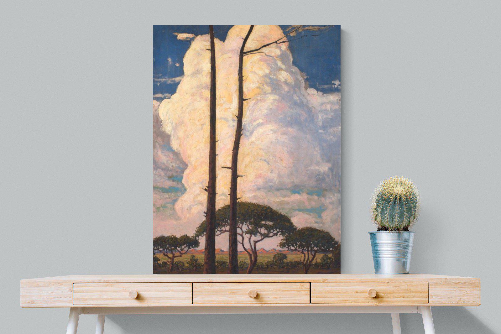 Die Wolk-Wall_Art-75 x 100cm-Mounted Canvas-No Frame-Pixalot