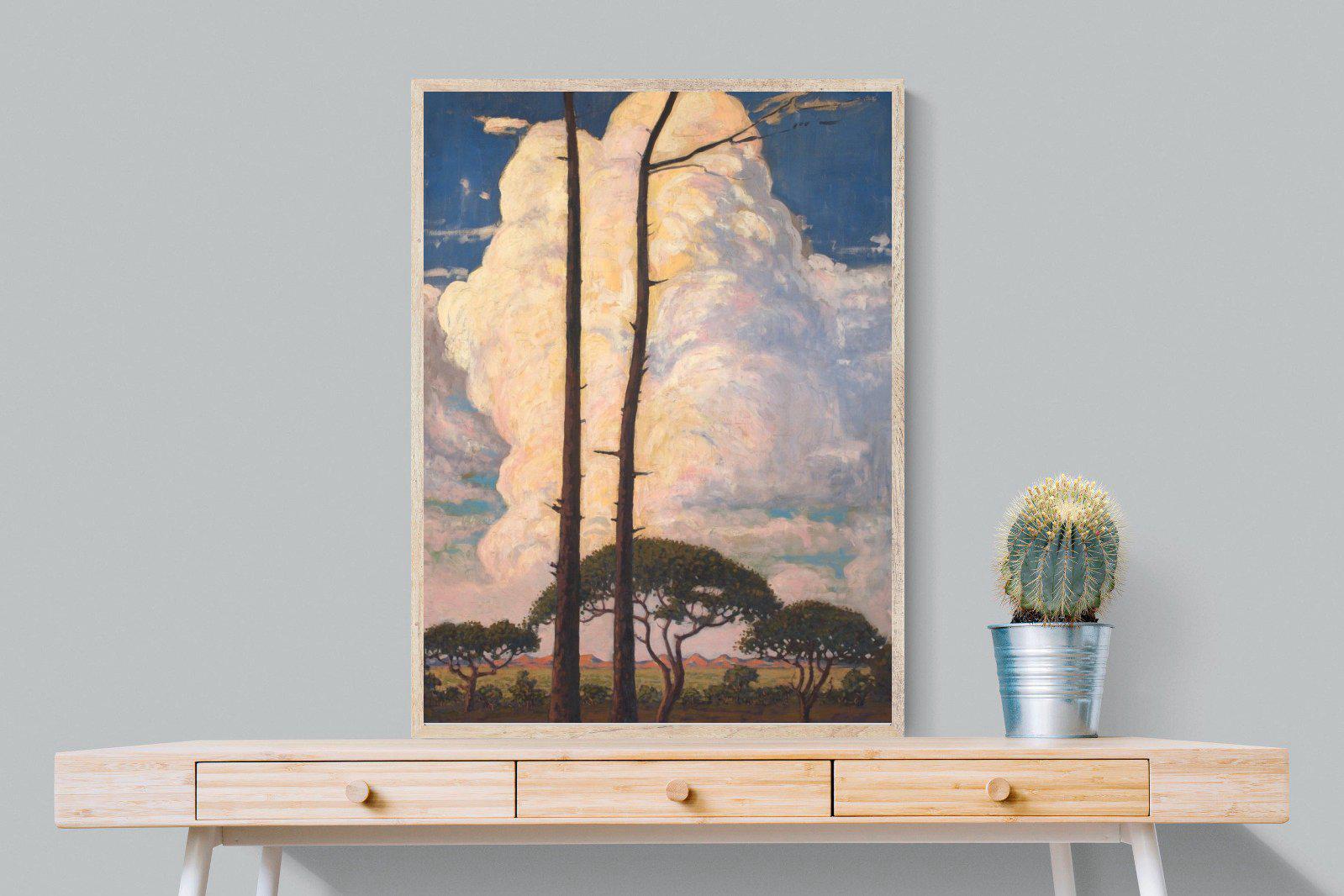 Die Wolk-Wall_Art-75 x 100cm-Mounted Canvas-Wood-Pixalot