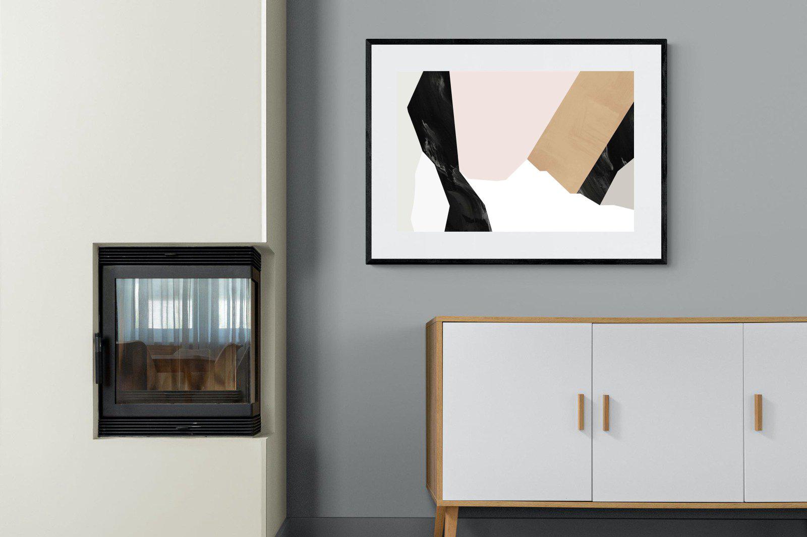Dijon-Wall_Art-100 x 75cm-Framed Print-Black-Pixalot