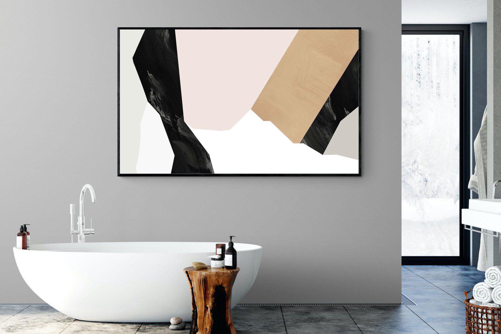 Dijon-Wall_Art-180 x 110cm-Mounted Canvas-Black-Pixalot