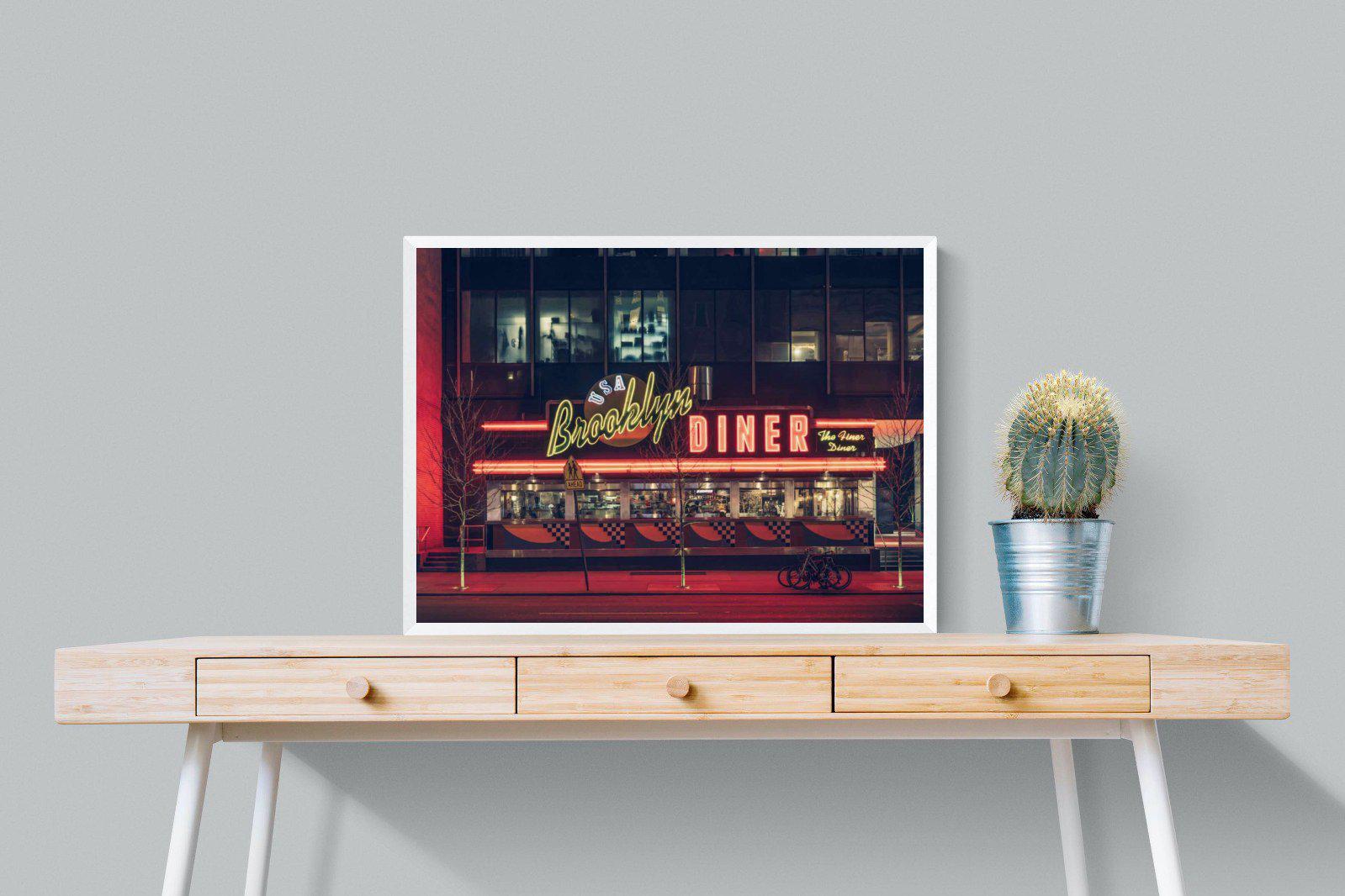 Diner-Wall_Art-80 x 60cm-Mounted Canvas-White-Pixalot