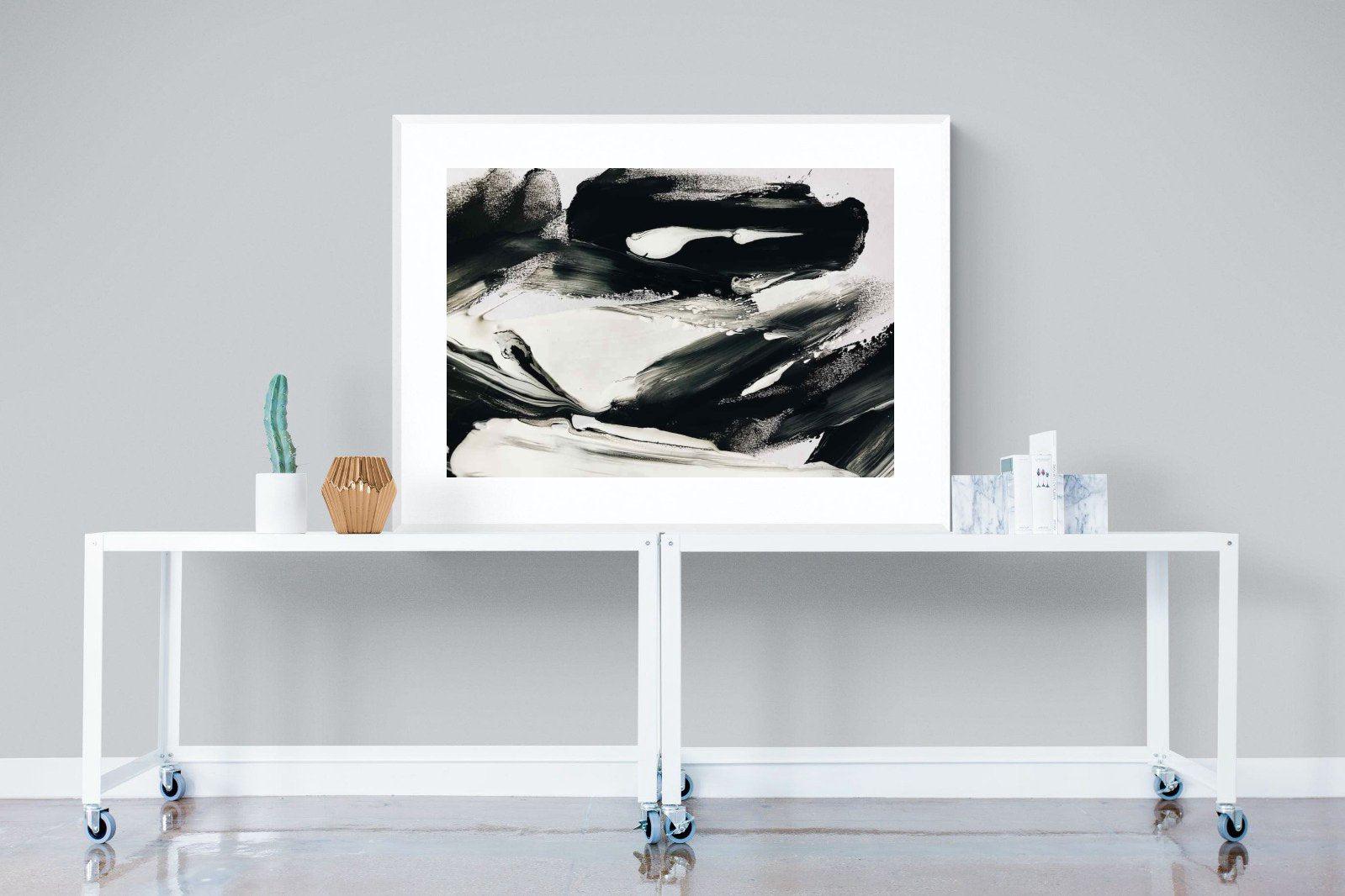 Disruption-Wall_Art-120 x 90cm-Framed Print-White-Pixalot