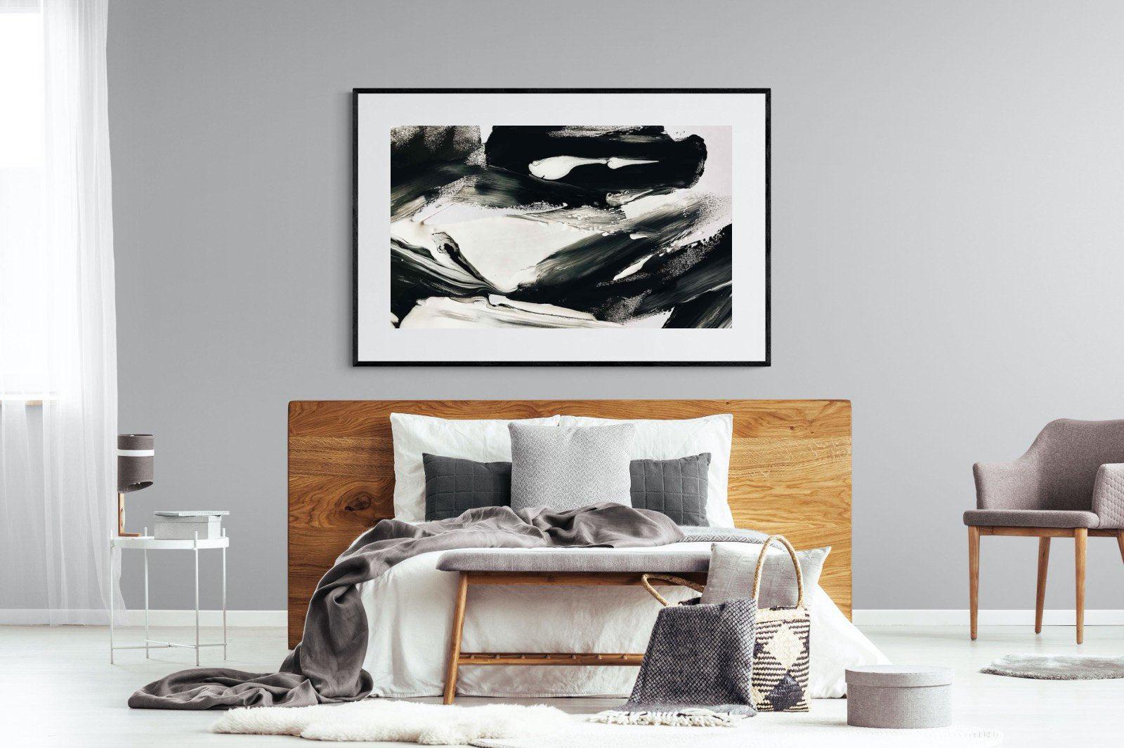 Disruption-Wall_Art-150 x 100cm-Framed Print-Black-Pixalot