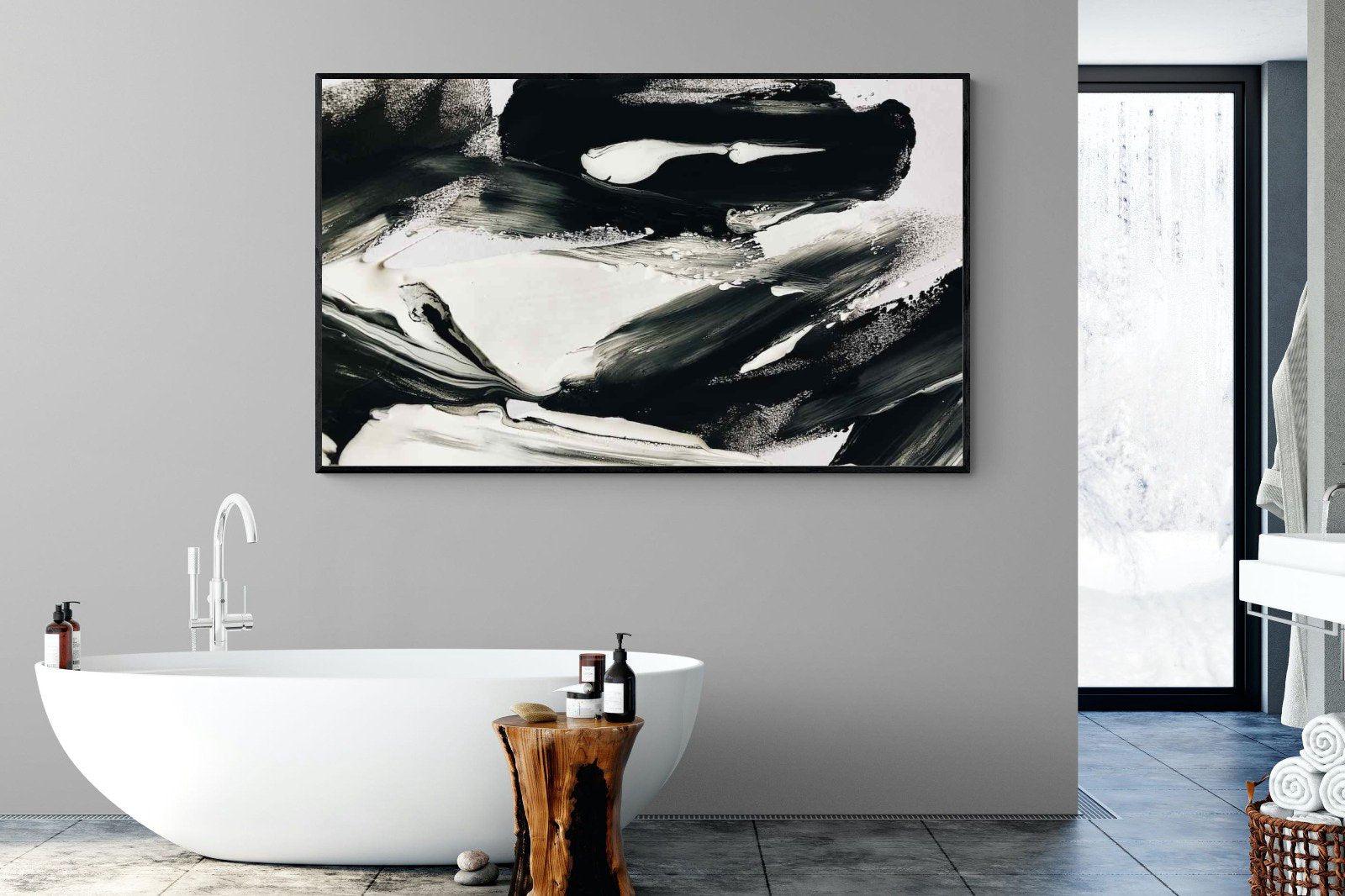 Disruption-Wall_Art-180 x 110cm-Mounted Canvas-Black-Pixalot