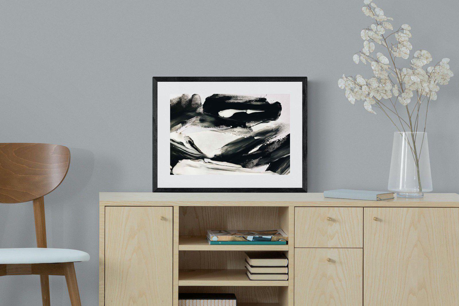Disruption-Wall_Art-60 x 45cm-Framed Print-Black-Pixalot