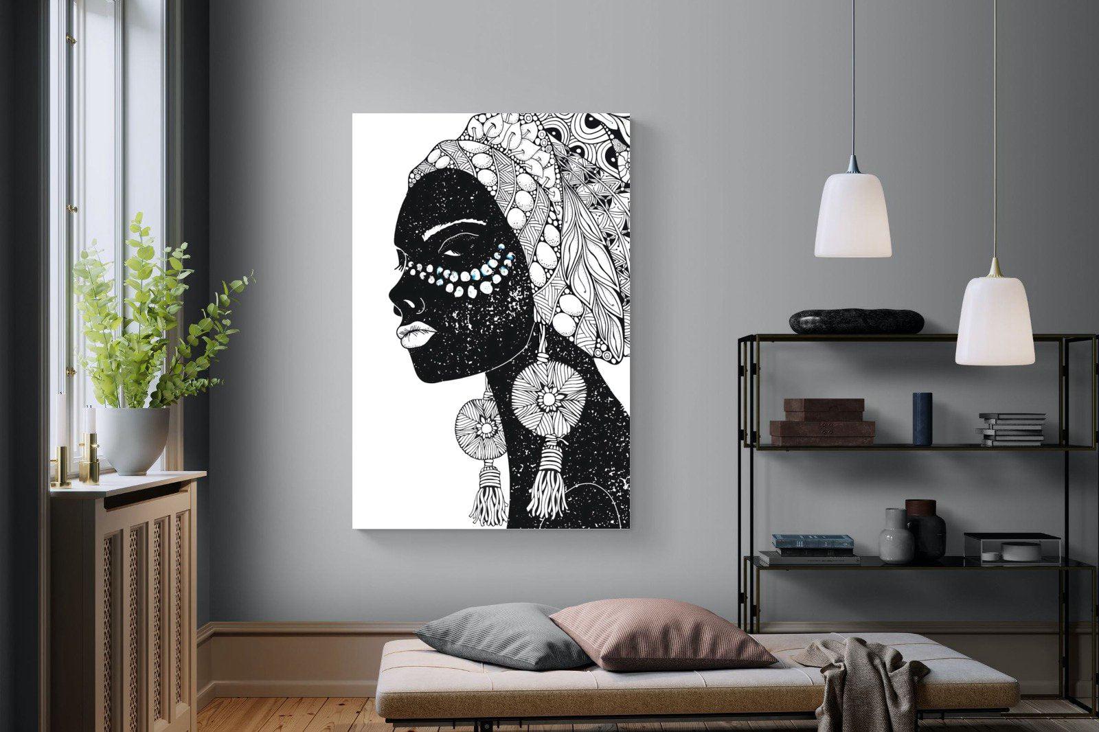 Diva D'Afrique-Wall_Art-120 x 180cm-Mounted Canvas-No Frame-Pixalot