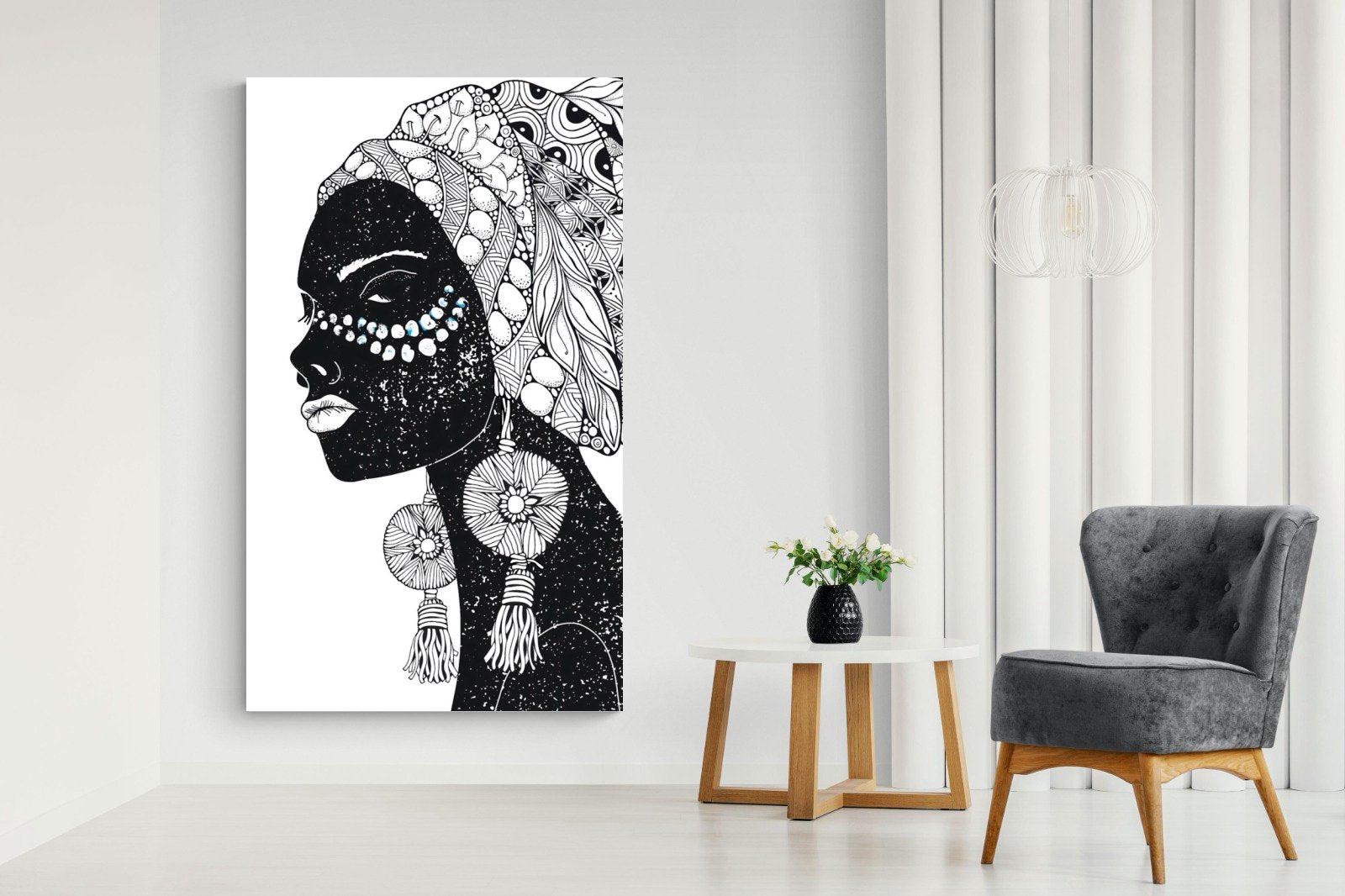Diva D'Afrique-Wall_Art-130 x 220cm-Mounted Canvas-No Frame-Pixalot