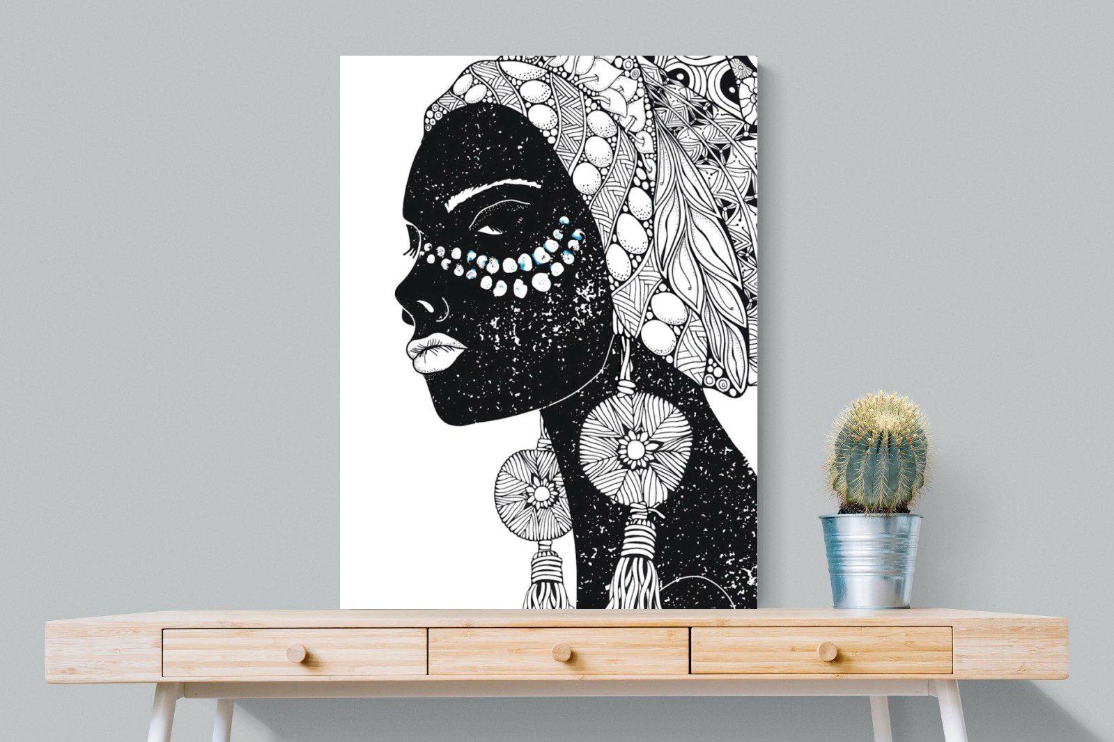 Diva D'Afrique-Wall_Art-75 x 100cm-Mounted Canvas-No Frame-Pixalot
