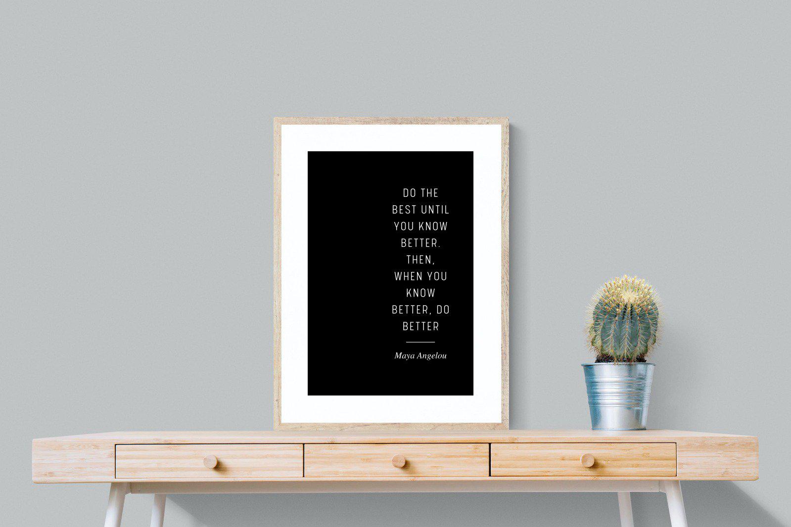 Do Better-Wall_Art-60 x 80cm-Framed Print-Wood-Pixalot
