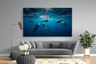 Dolphins-Wall_Art-220 x 130cm-Mounted Canvas-No Frame-Pixalot