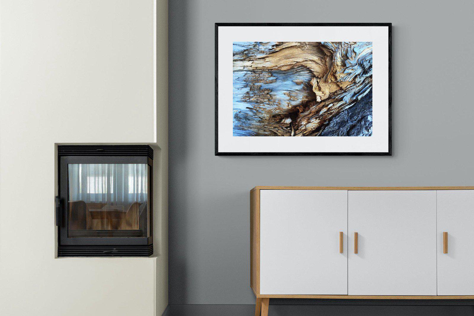 Driftwood-Wall_Art-100 x 75cm-Framed Print-Black-Pixalot