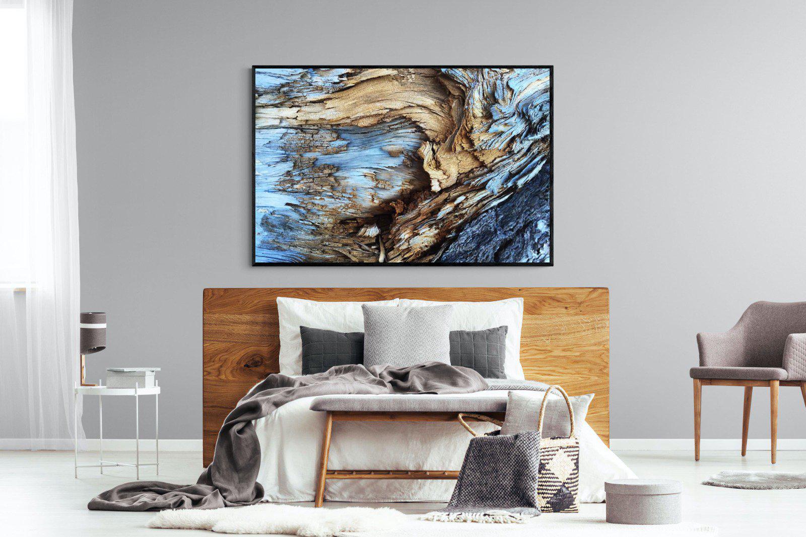 Driftwood-Wall_Art-150 x 100cm-Mounted Canvas-Black-Pixalot