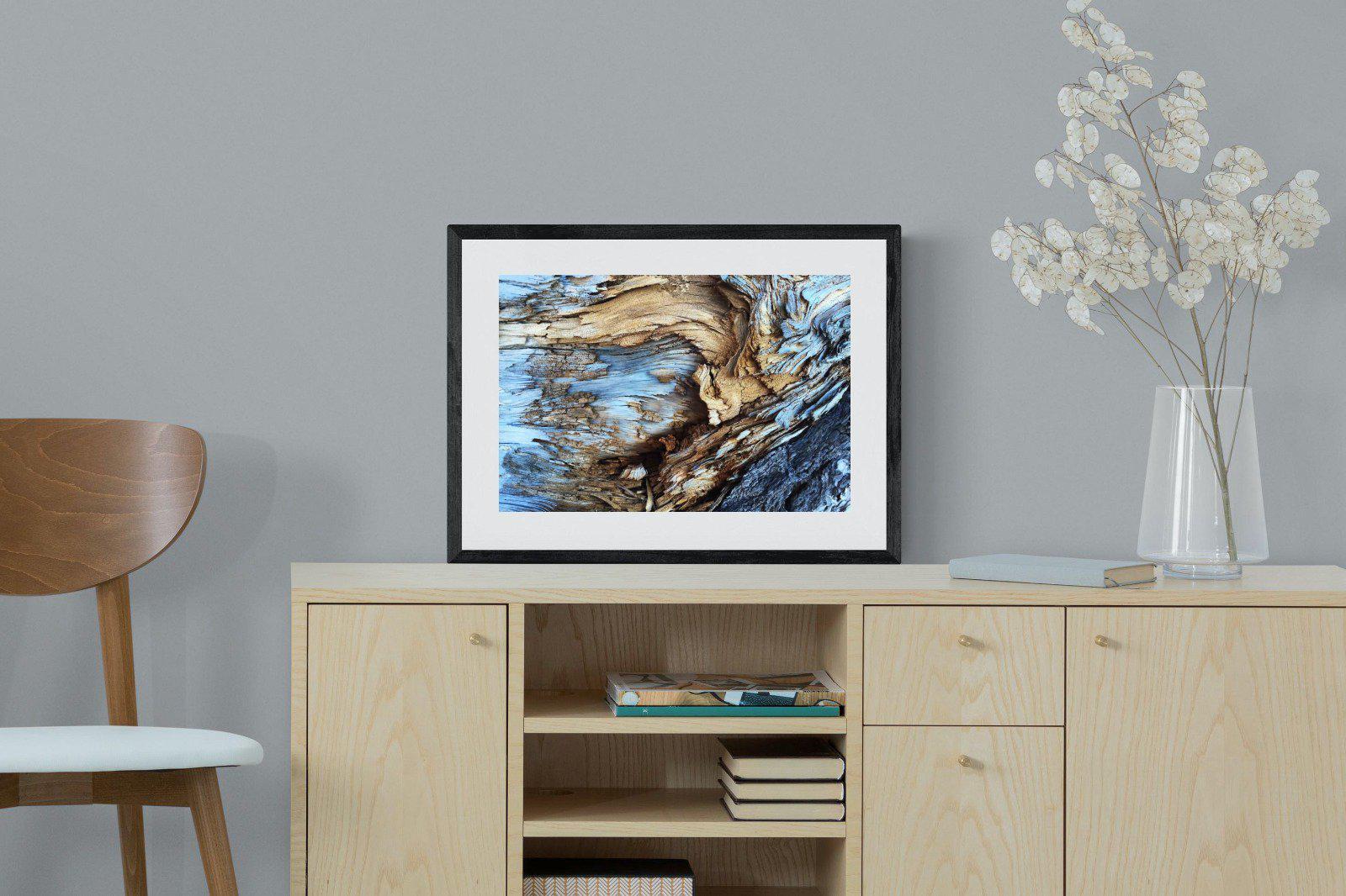 Driftwood-Wall_Art-60 x 45cm-Framed Print-Black-Pixalot