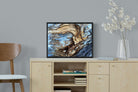 Driftwood-Wall_Art-60 x 45cm-Mounted Canvas-Black-Pixalot